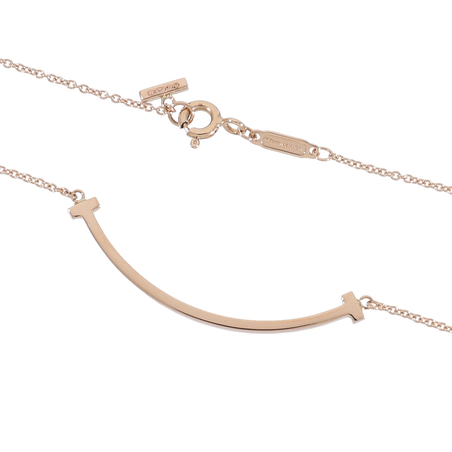 T9070 | [中古]ティファニー Tスマイル ペンダント スモール