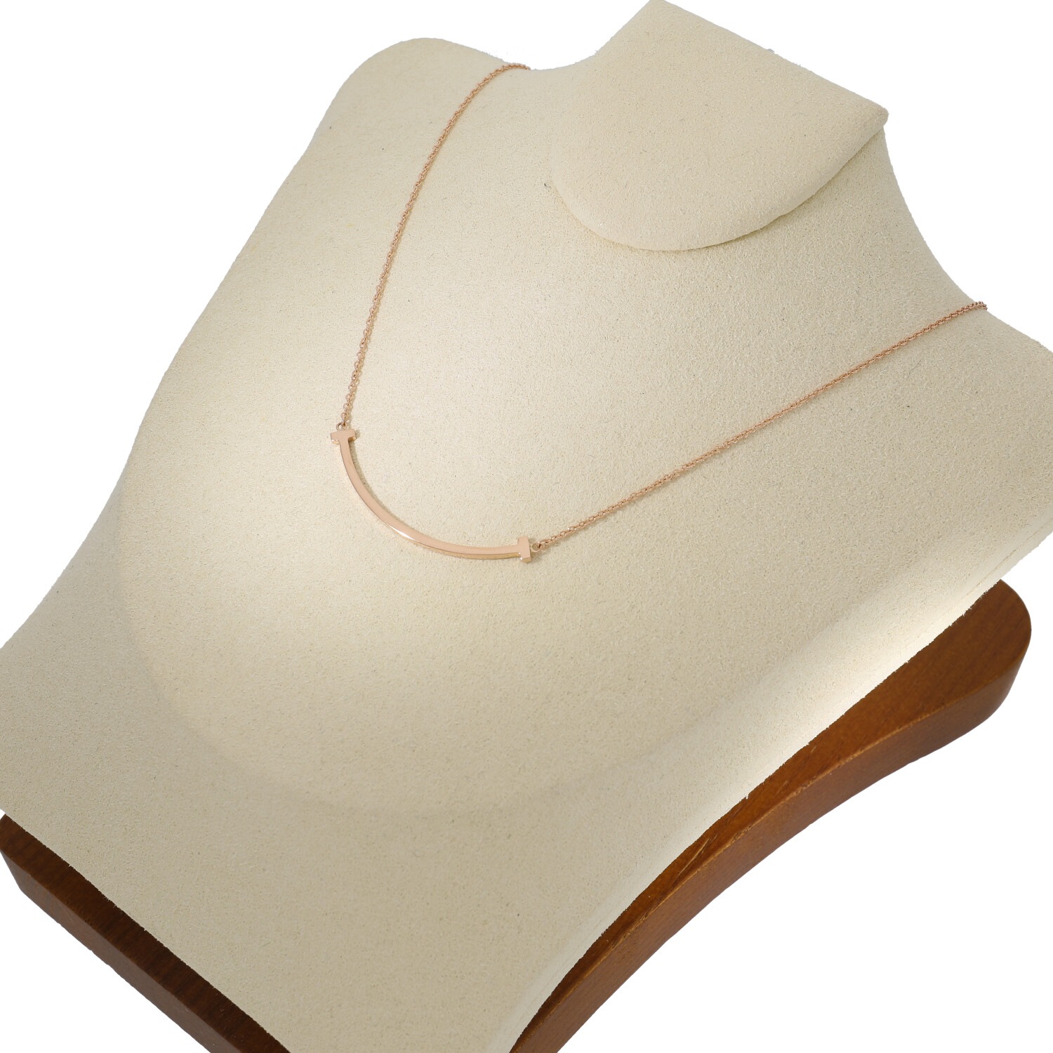 ティファニー　スマイル　ペンダント　スモール　ローズゴールド ティファニー T スマイル ペンダント ローズゴールド（スモール