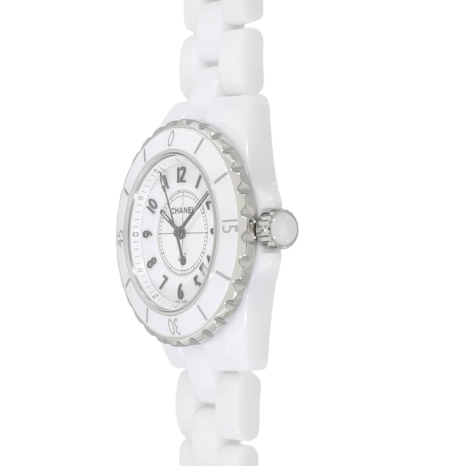 C20242 | [中古]シャネル J12 ホワイトセラミック 33MM H0968 ホワイト
