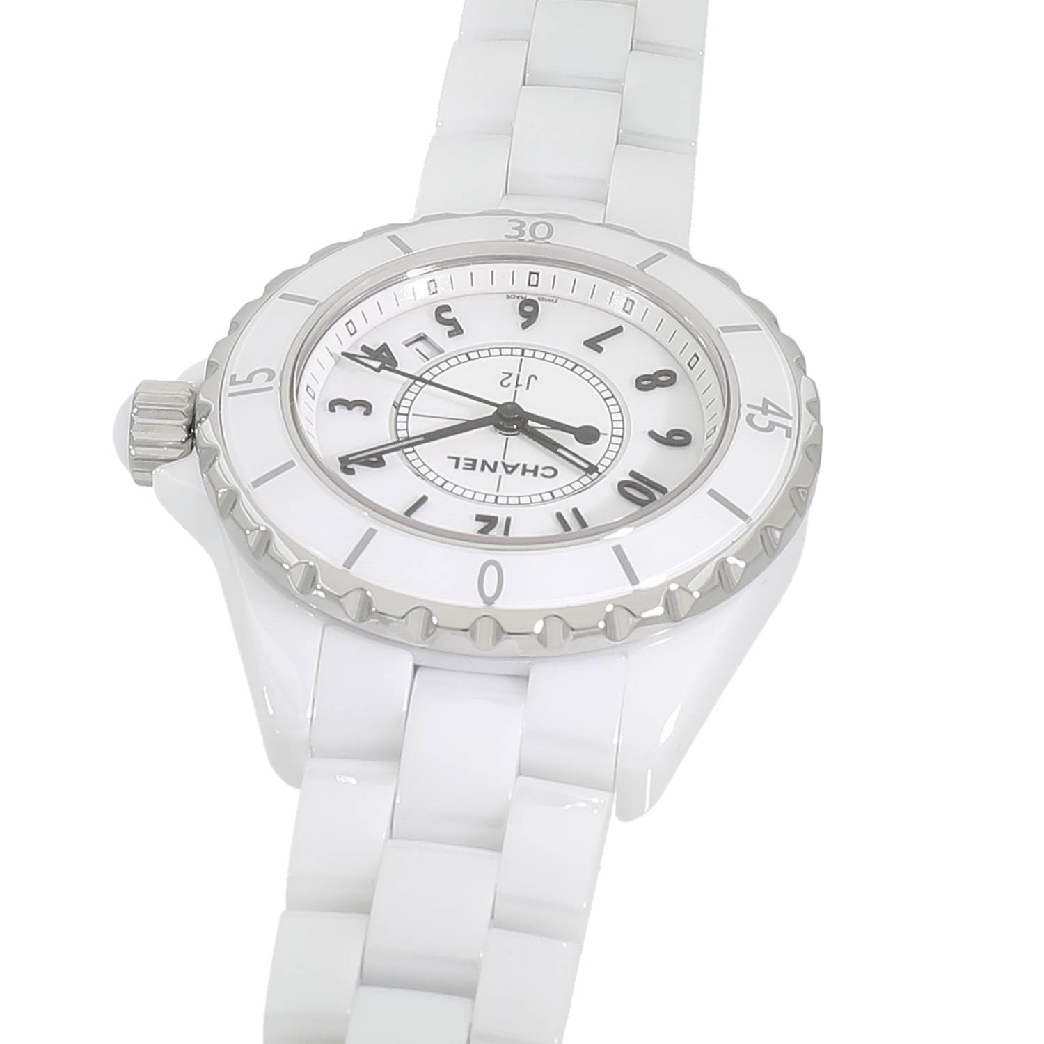 C20242 | [中古]シャネル J12 ホワイトセラミック 33MM H0968 ホワイト