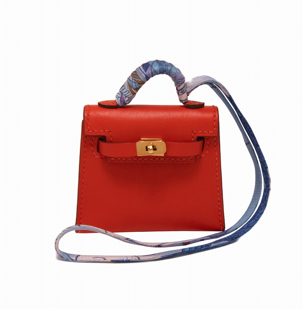 H6271 | [未使用]エルメス ミニミニ バッグチャーム ケリーツイリー