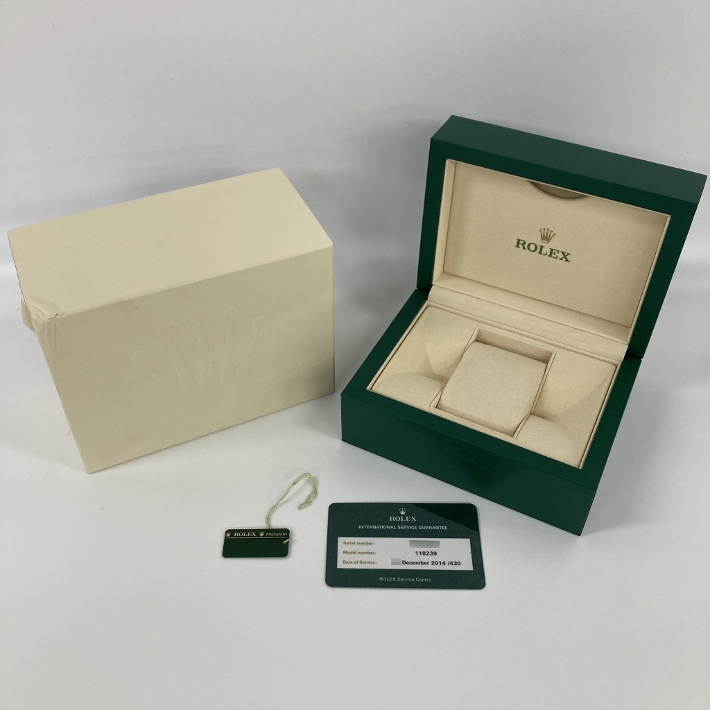 正規品】ロレックス箱 Mサイズ （中古品B【ROLEX】ロレックス