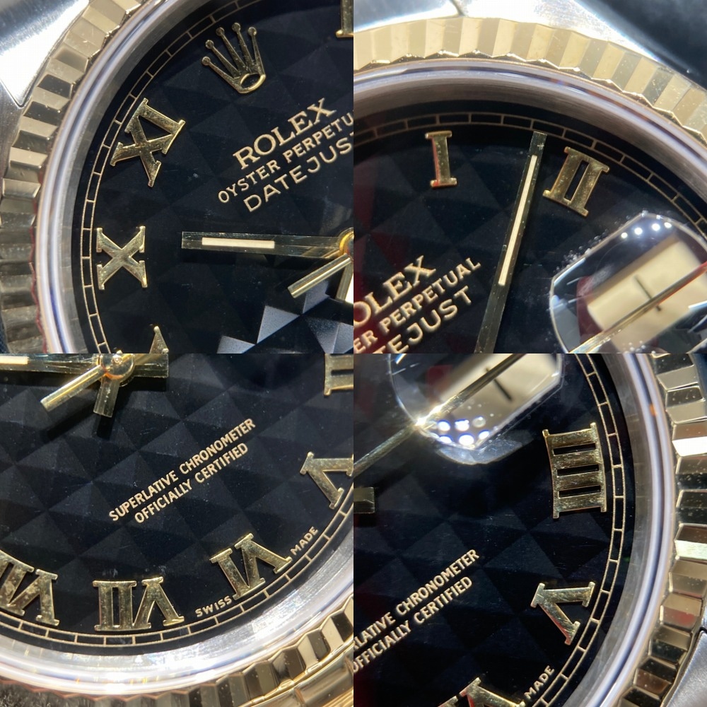 R10173 | [中古]ロレックス デイトジャスト 16233 X番 ブラック