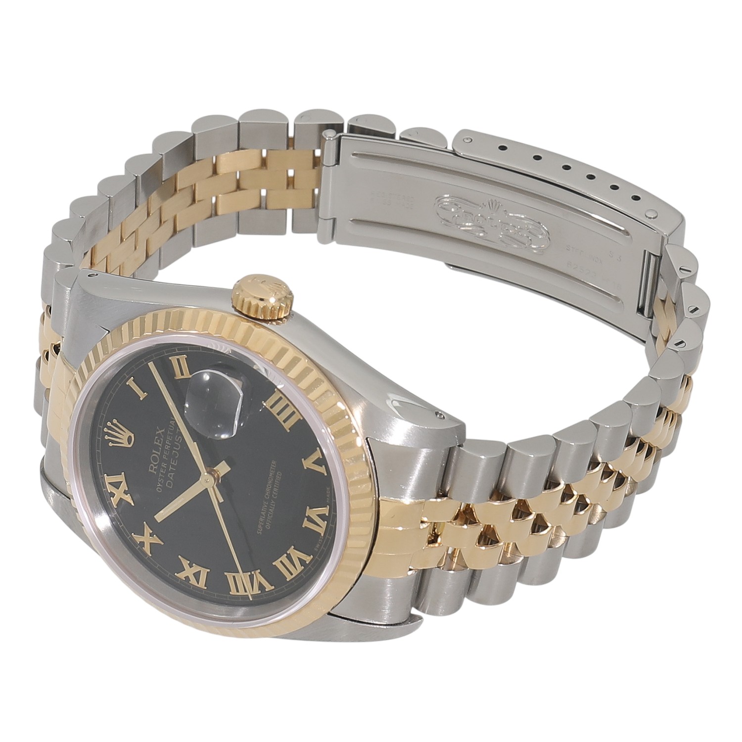 R10173 | [中古]ロレックス デイトジャスト 16233 X番 ブラック