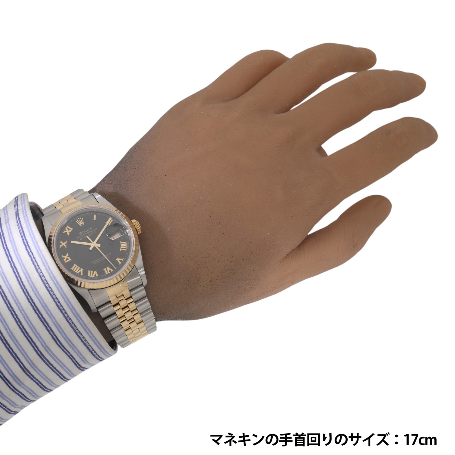 R10173 | [中古]ロレックス デイトジャスト 16233 X番 ブラック