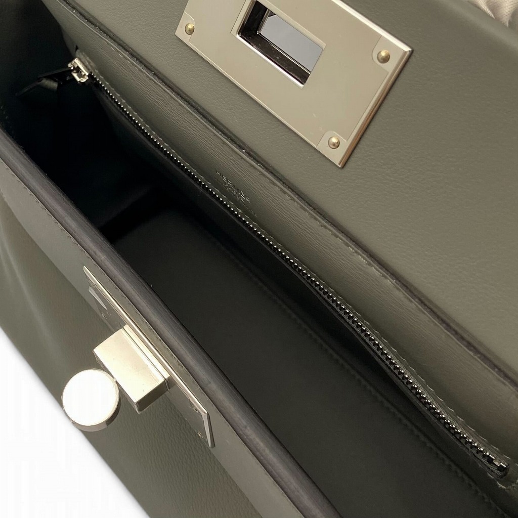 H8273 | [新品]エルメス サック 24/24 ヴァンキャトル ミニ グリ