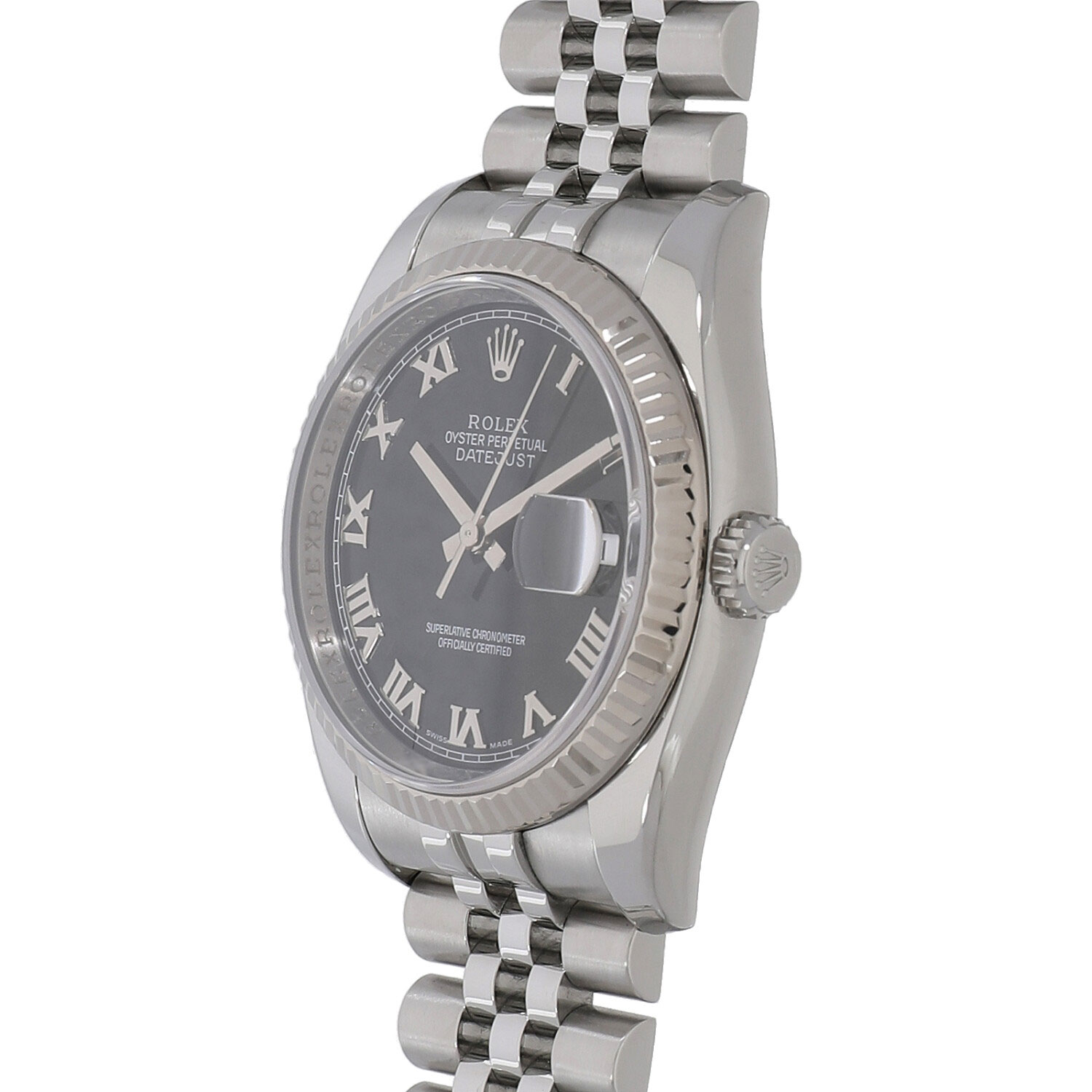 R8773 | [中古]ロレックス デイトジャスト 116234 M番 ブラック メンズ