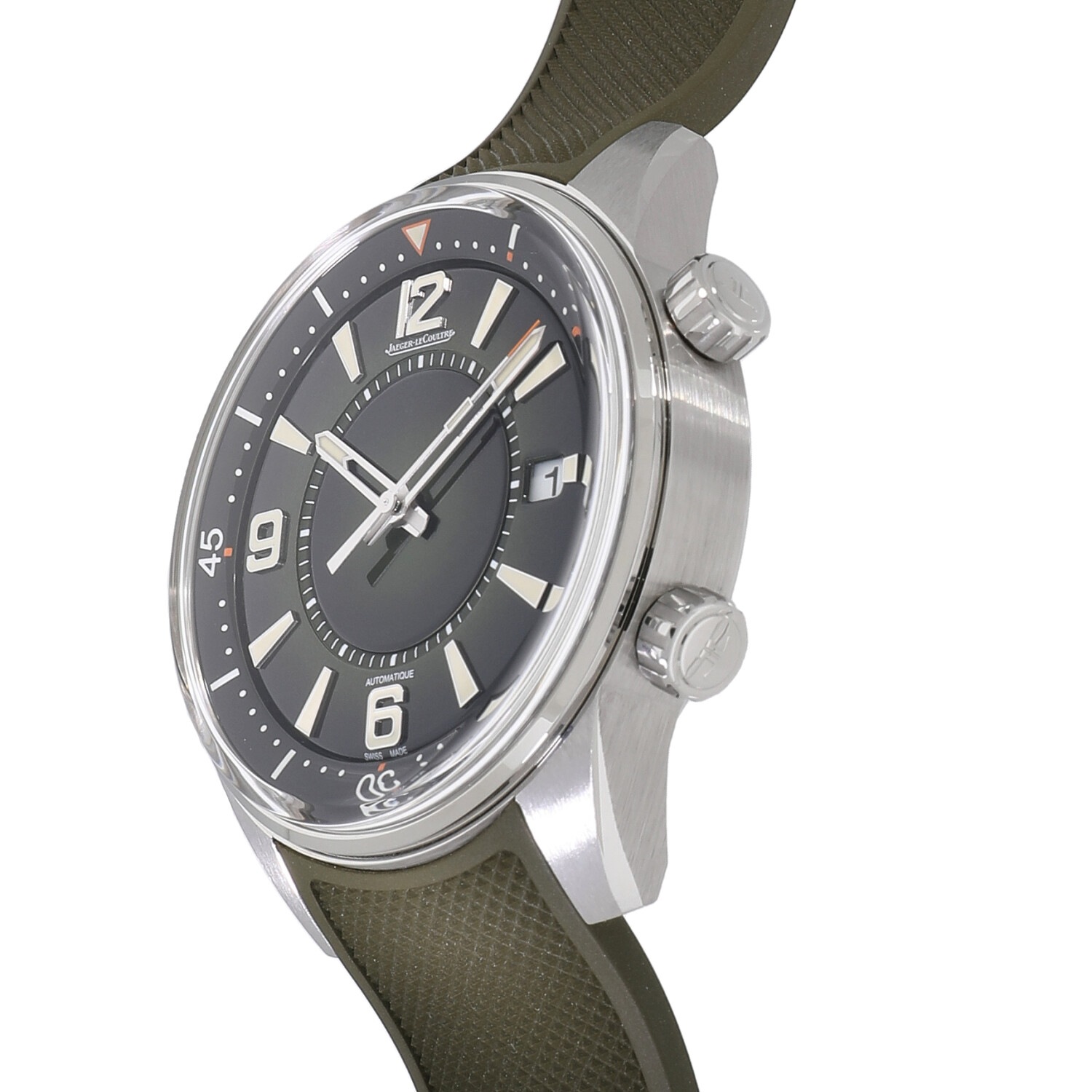 J6675 | [未使用]ジャガールクルト ポラリス デイト グリーン Q906863J