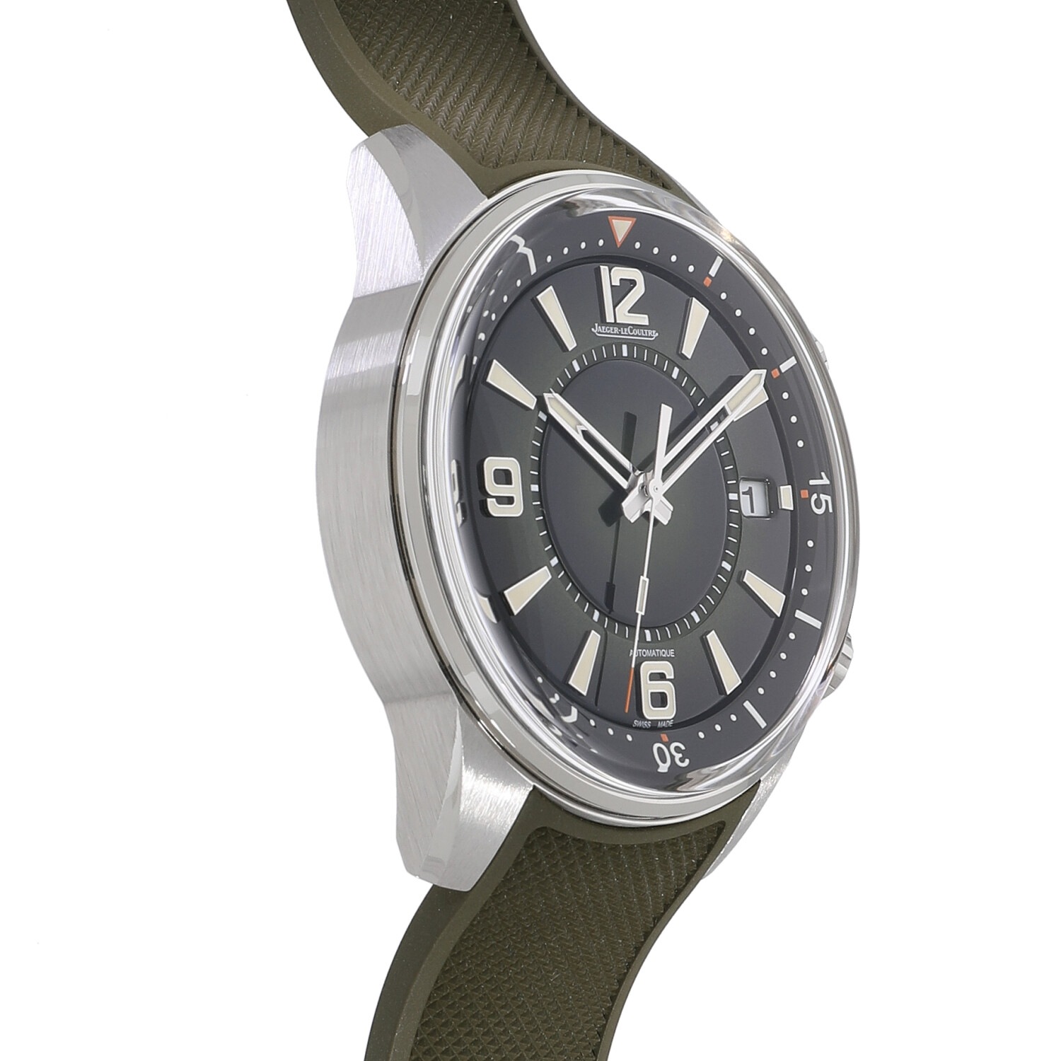 J6675 | [未使用]ジャガールクルト ポラリス デイト グリーン Q906863J