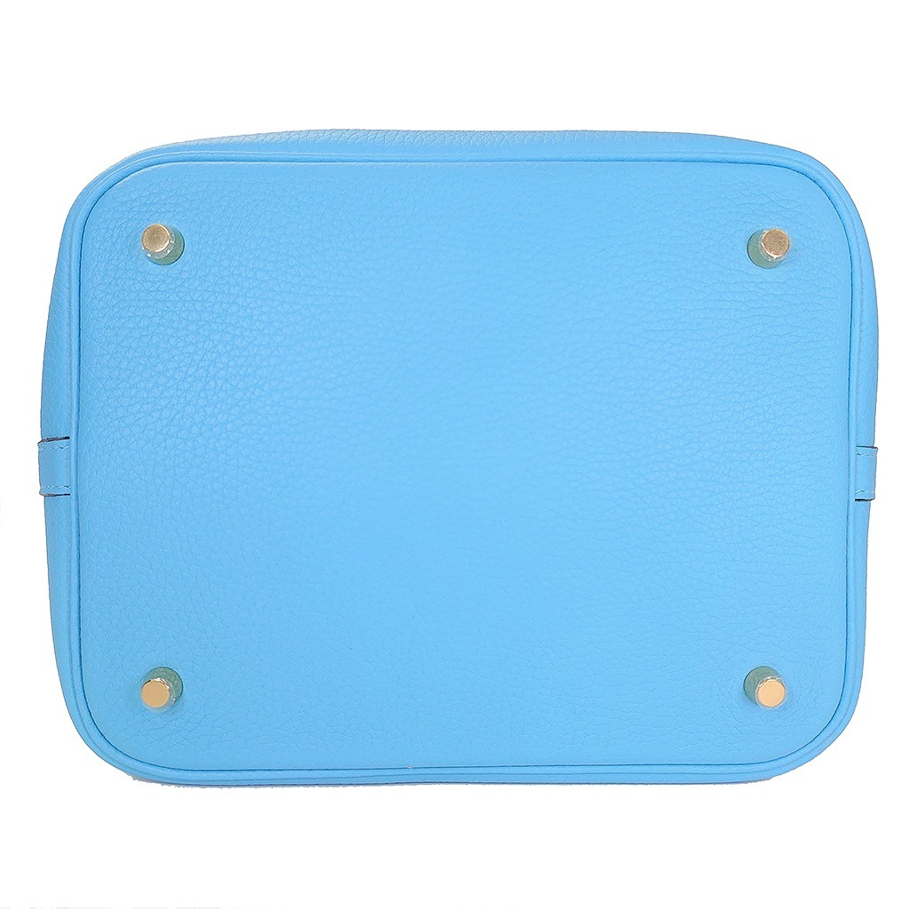 H3176 | [新品]エルメス ピコタン ロックMM トリヨンクレマンス ブルー 