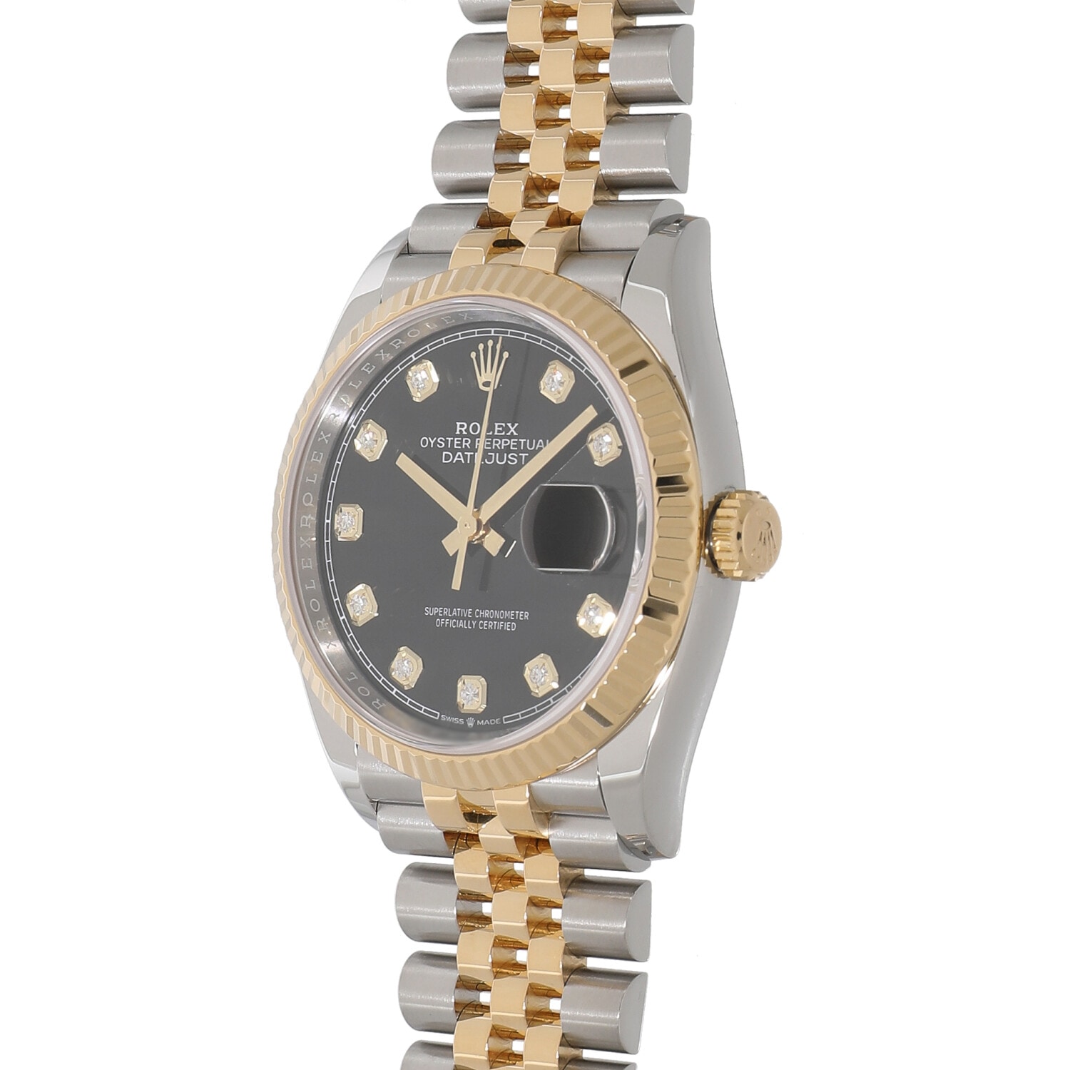 ROLEX ロレックス デイトジャスト ダイヤ ランダム オートマチック 278344RBR SS / WG ボーイズ 時計 2200707 ROLEX デイトジャスト 179171G ランダム 18KPGxSS ダイヤ コンビ