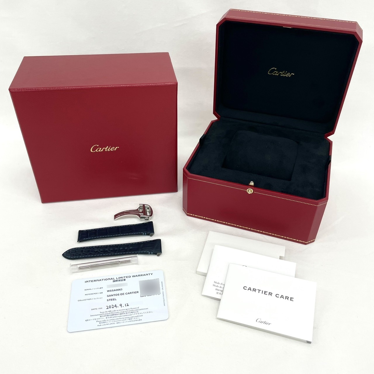 C8876 | [未使用]カルティエ サントス ドゥ カルティエ MM WSSA0063