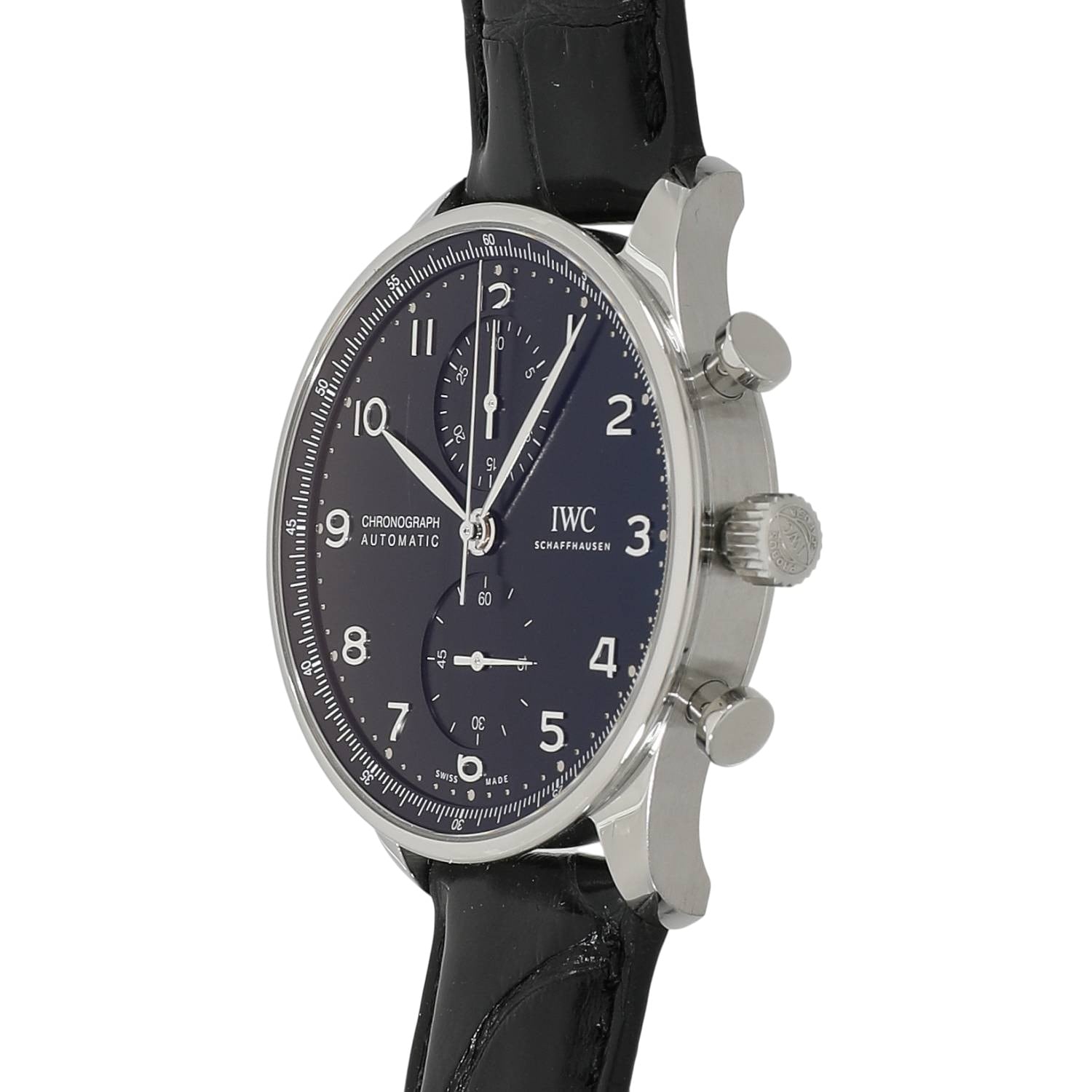 I11030 | [中古]IWC ポルトギーゼ クロノグラフ IW371609 ブラック