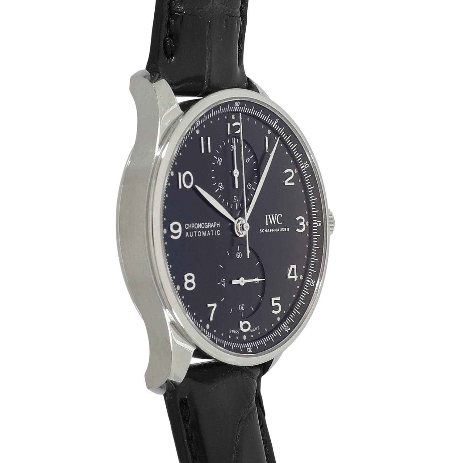 I11030 | [中古]IWC ポルトギーゼ クロノグラフ IW371609 ブラック