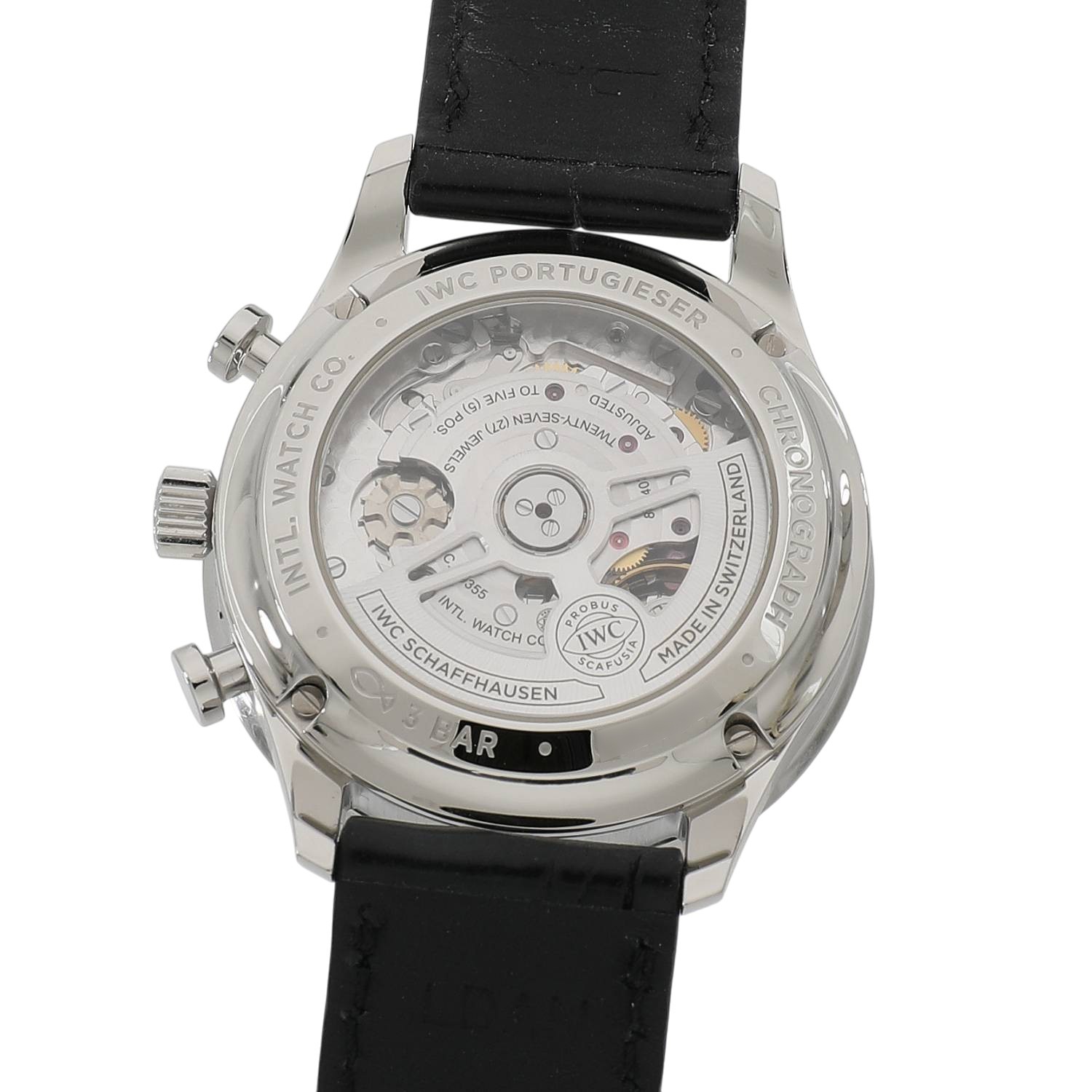 I11030 | [中古]IWC ポルトギーゼ クロノグラフ IW371609 ブラック