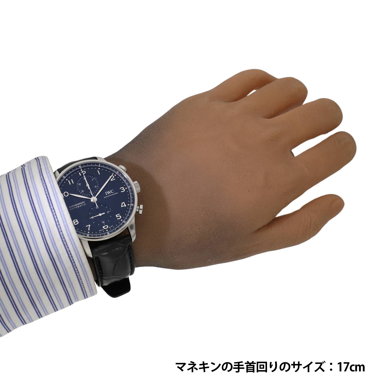 I11030 | [中古]IWC ポルトギーゼ クロノグラフ IW371609 ブラック