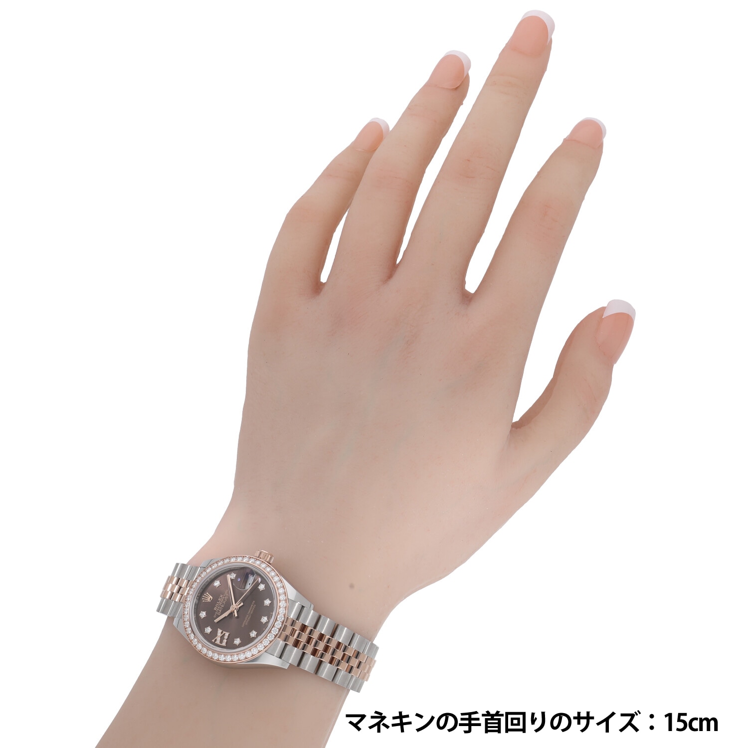 R5877 | [新品]ロレックス レディ デイトジャスト 28 チョコレート＊9P