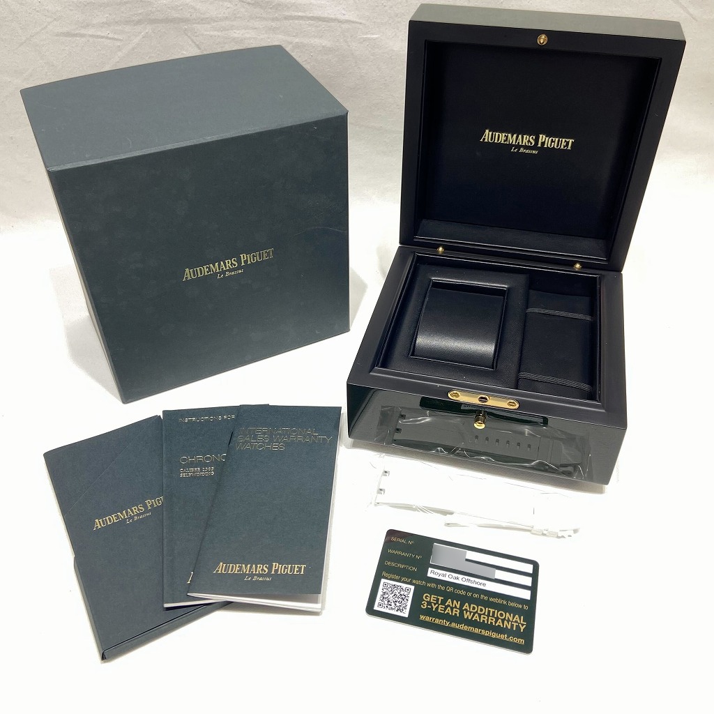 A9577 | [中古]オーデマピゲ ロイヤルオーク オフショア クロノグラフ 26480TI.OO.A027CA.01 ブルー×グレー ...