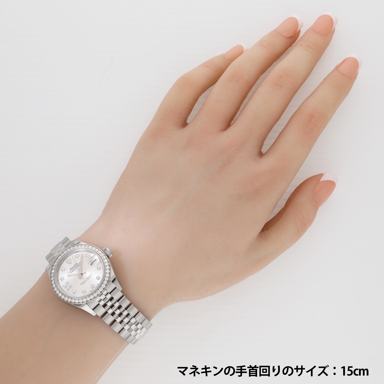 R6478 | [未使用]ロレックス レディ デイトジャスト 28 シルバー×9P