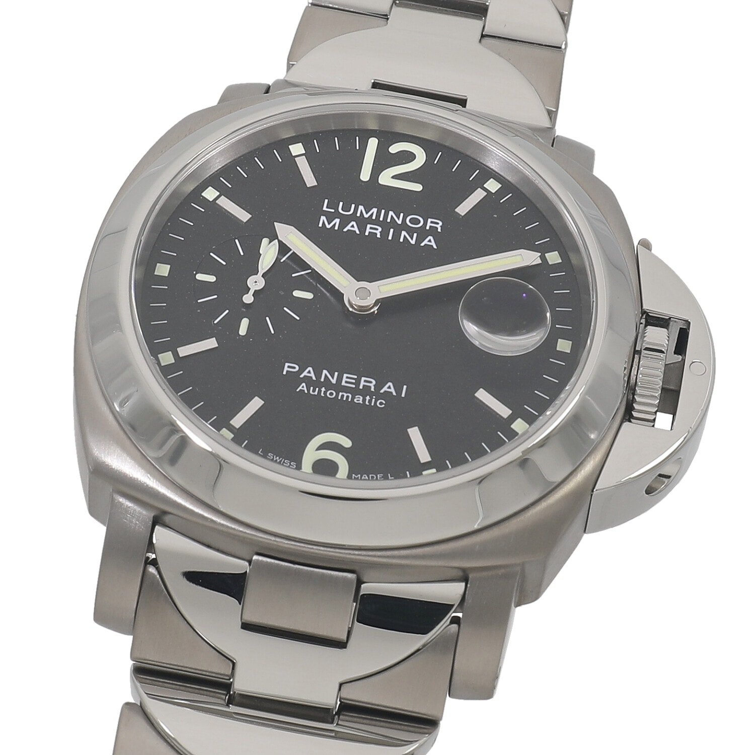 P9678 | [中古]パネライ ルミノール マリーナ PAM00165 F番 ブラック