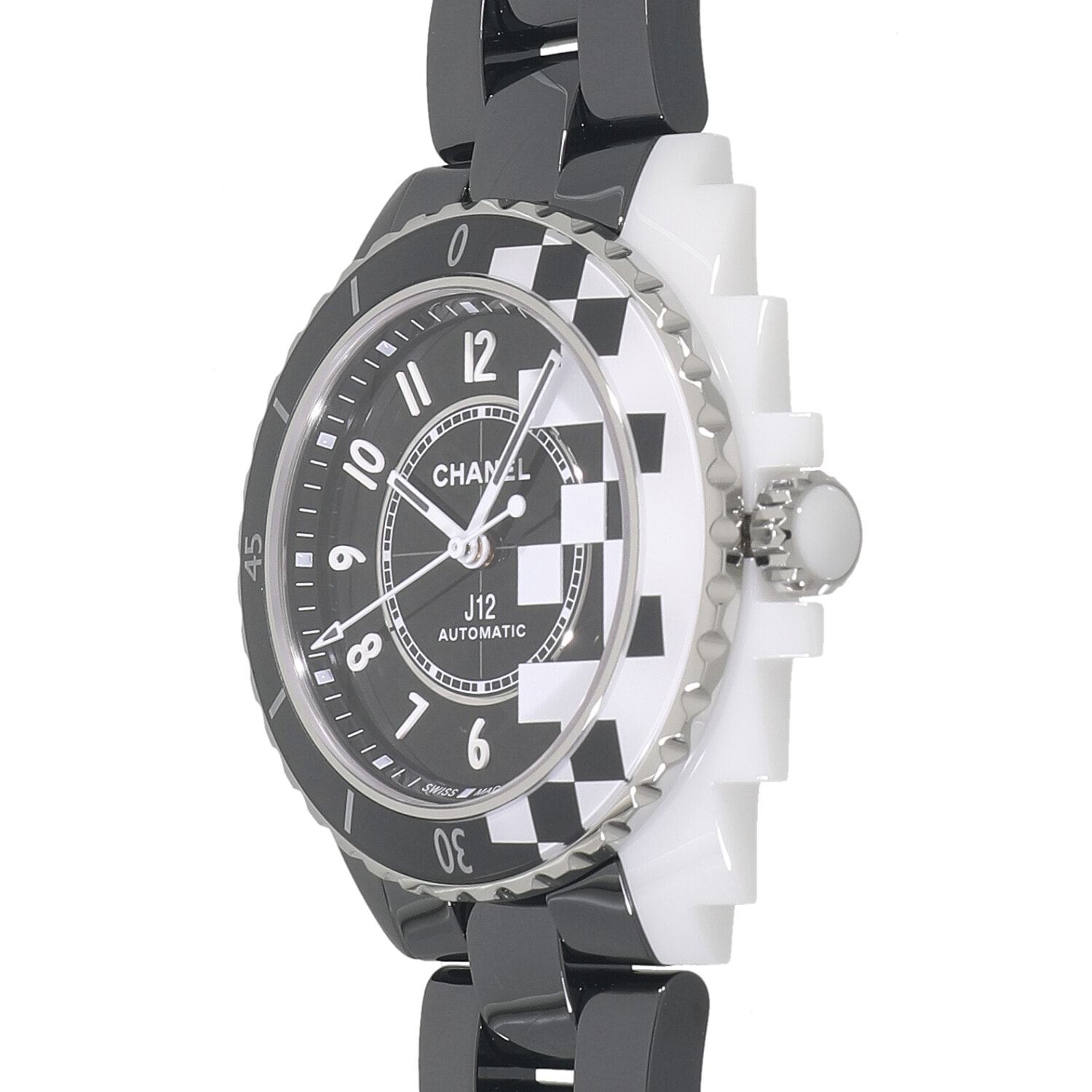 C9878 | [中古]シャネル J12 サイバネティック H7988 ブラック