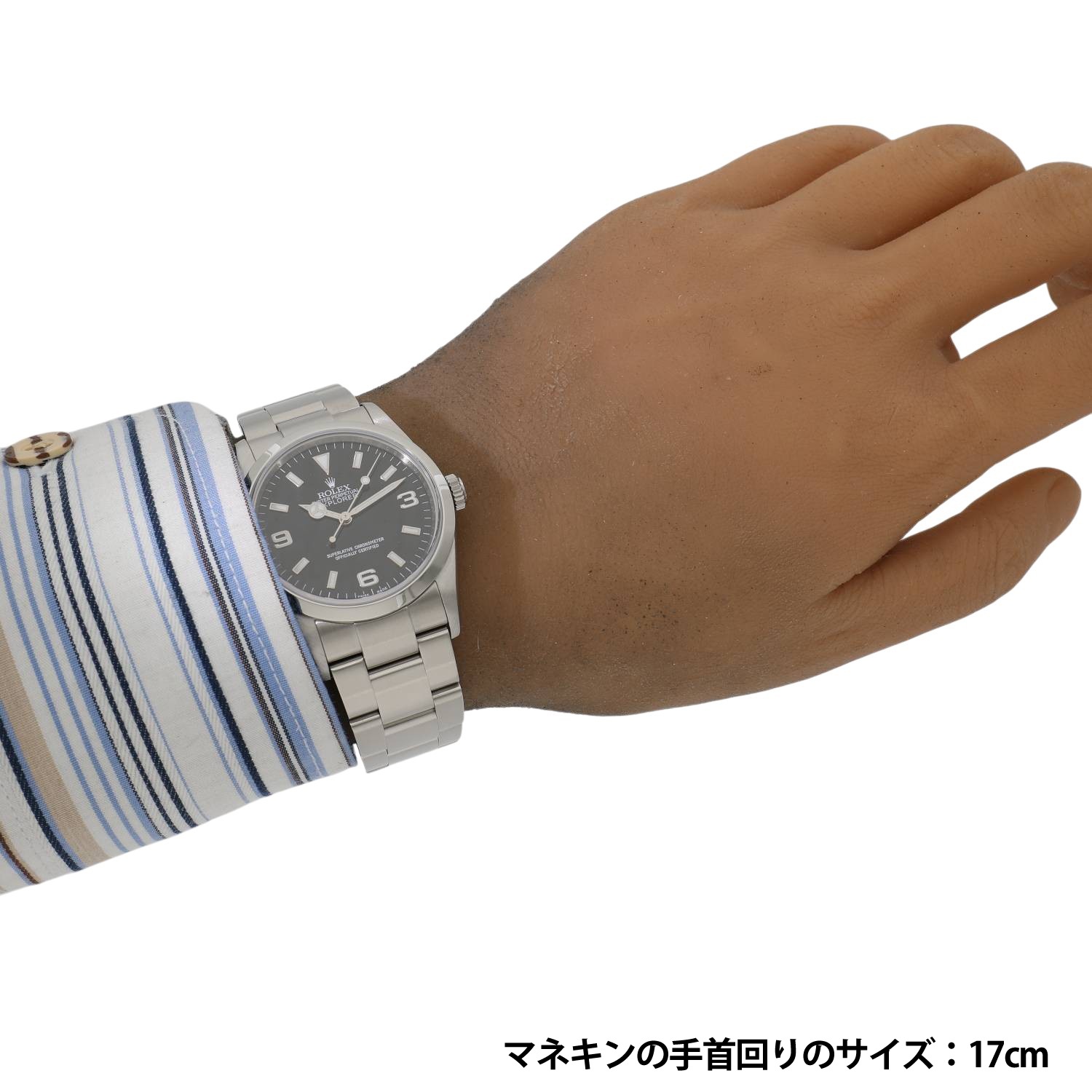 R11864 | [中古]ロレックス エクスプローラー I 114270 V番 ブラック