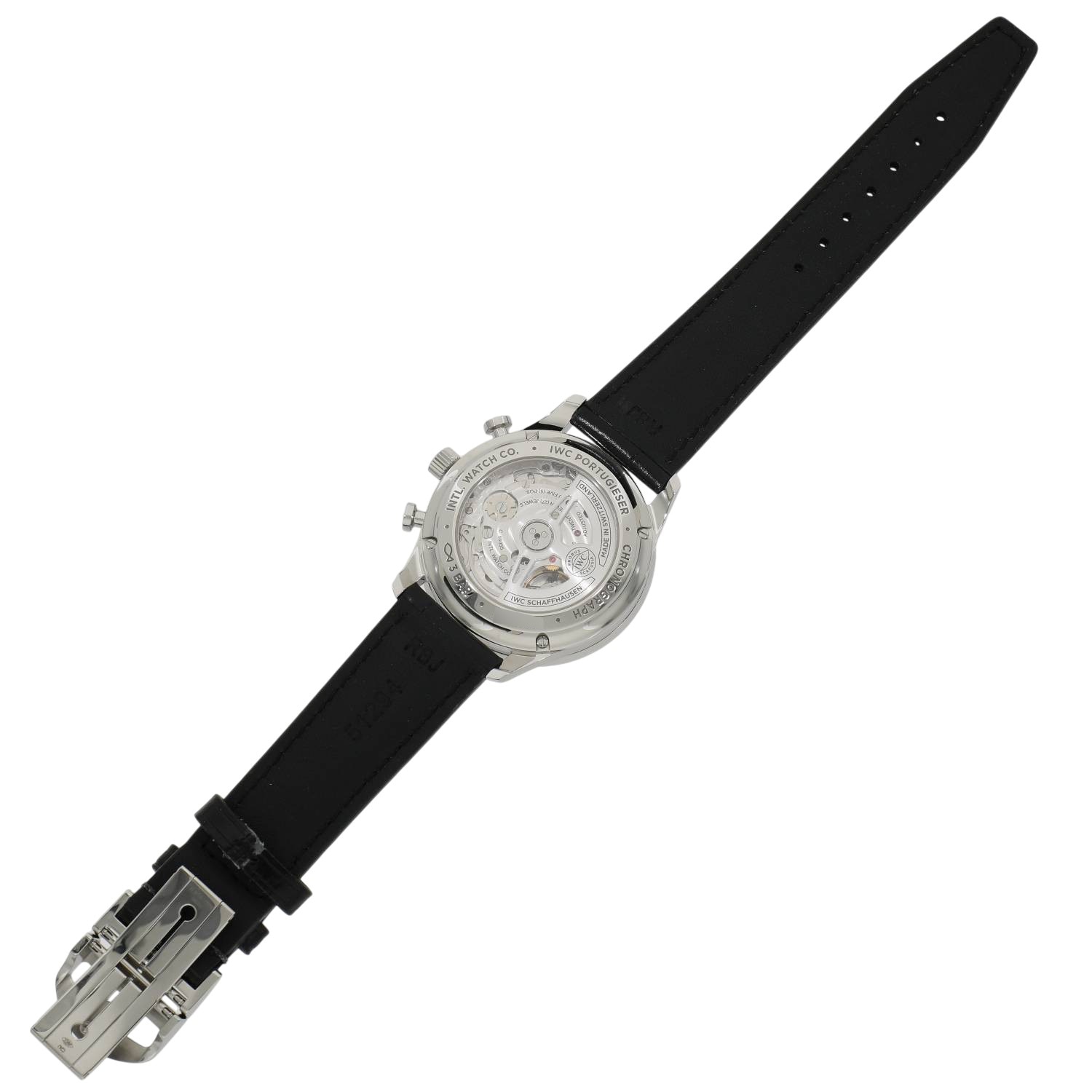 I60044 | [中古]IWC ポルトギーゼ クロノグラフ IW371616 バーガンディ