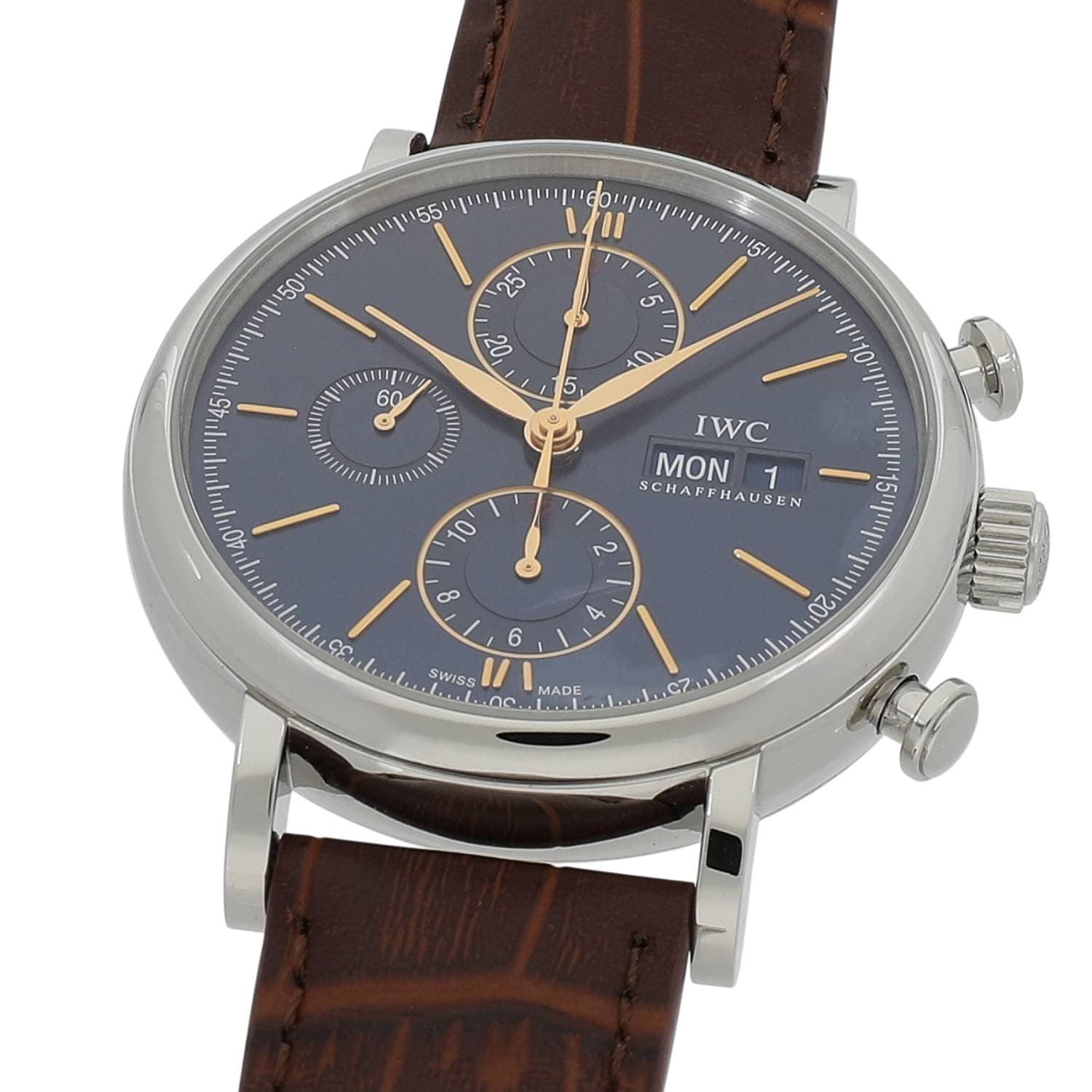 I11665 | [中古]IWC ポートフィノ クロノグラフ IW391036 ブルー