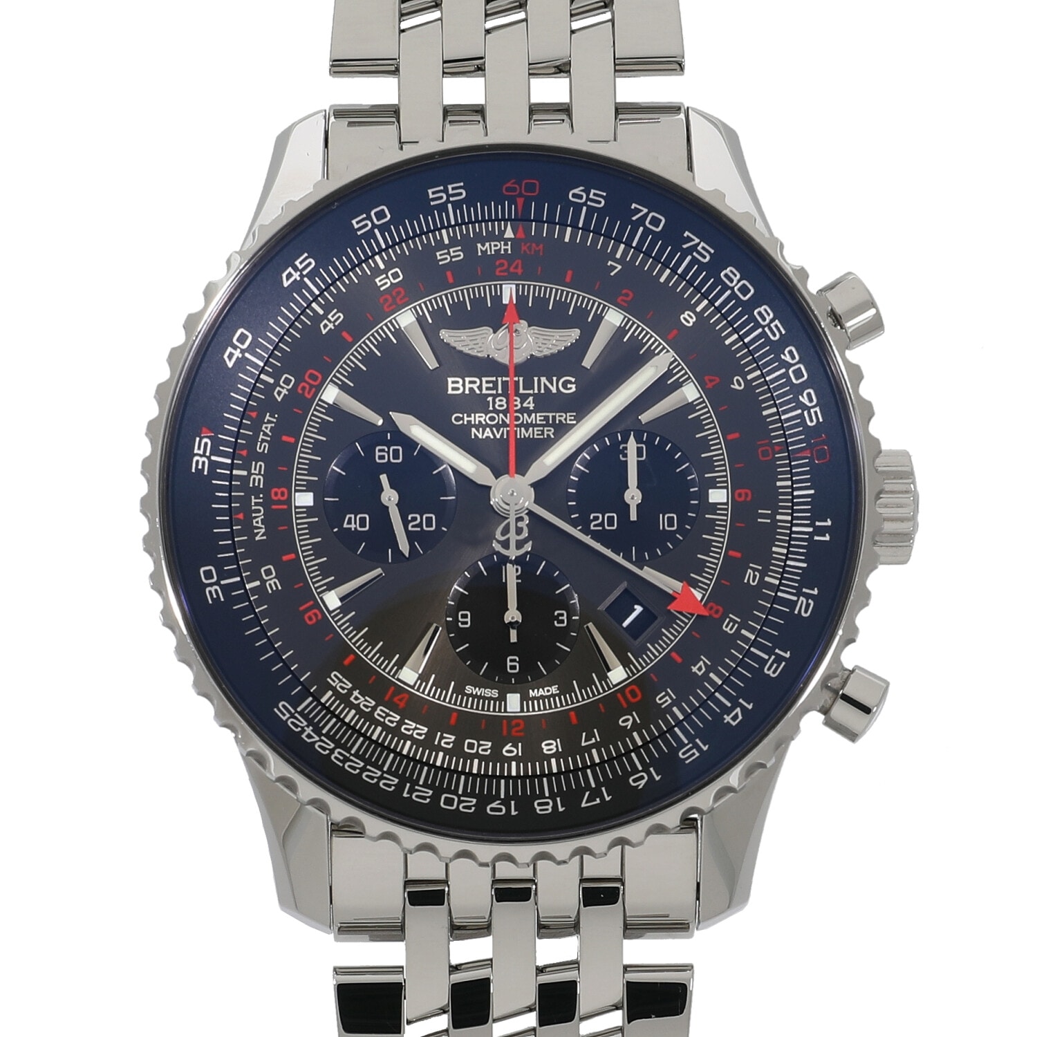 B7684 | [中古]ブライトリング ナビタイマー GMT 世界限定1000本