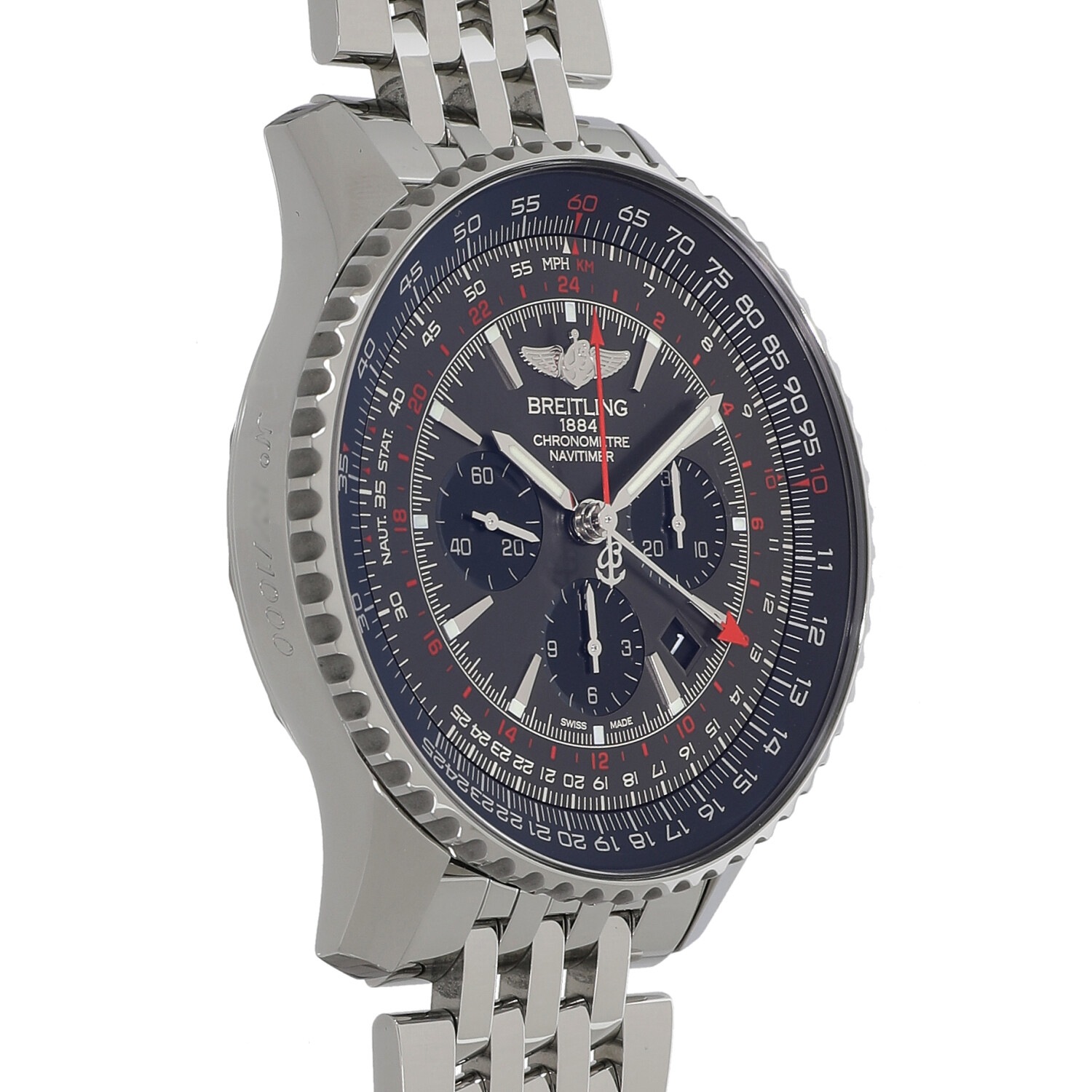 B7684 | [中古]ブライトリング ナビタイマー GMT 世界限定1000本