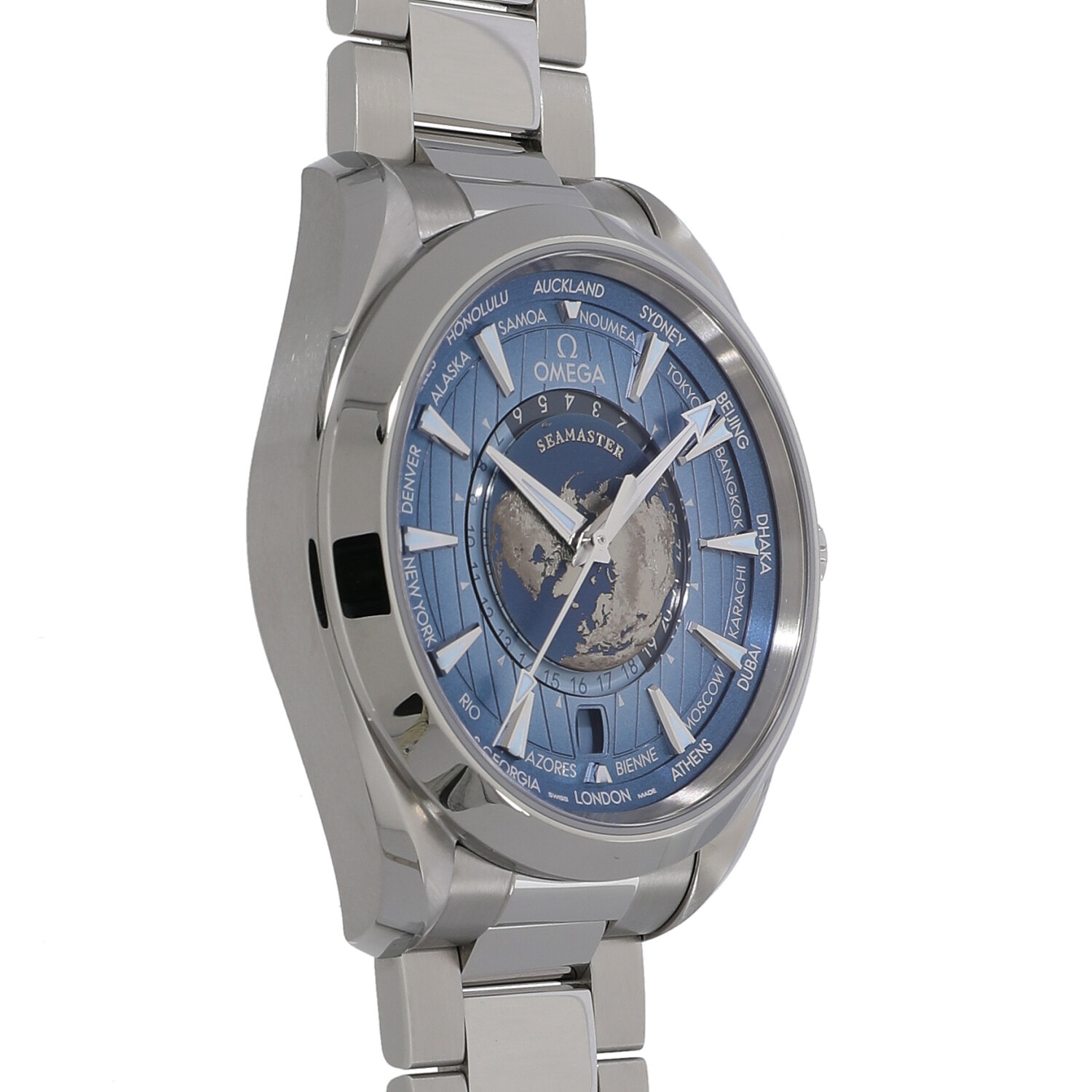 O8584 | [中古]オメガ シーマスター アクアテラ GMT ワールド