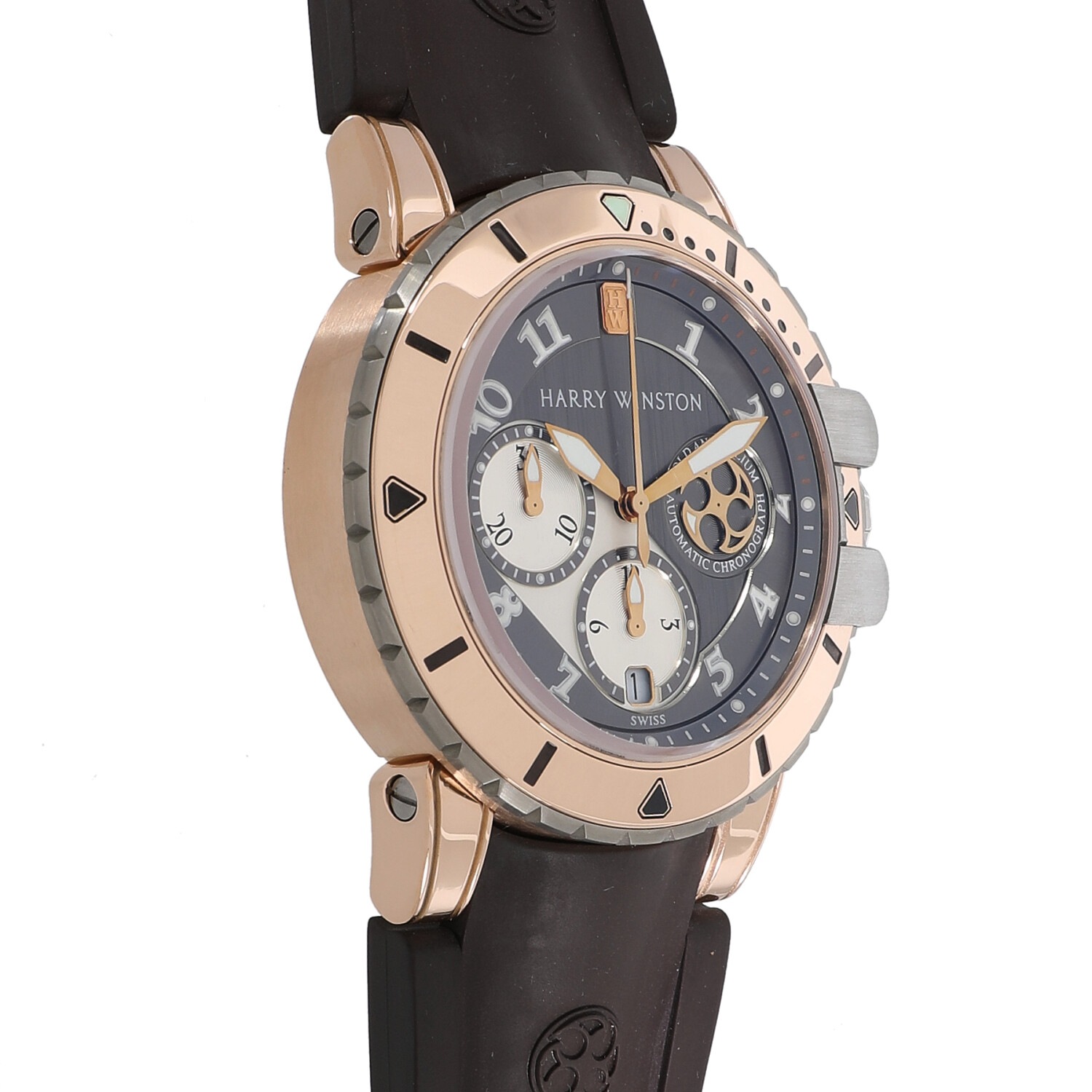 H8285 | [中古]ハリーウィンストン オーシャン ダイバー クロノグラフ