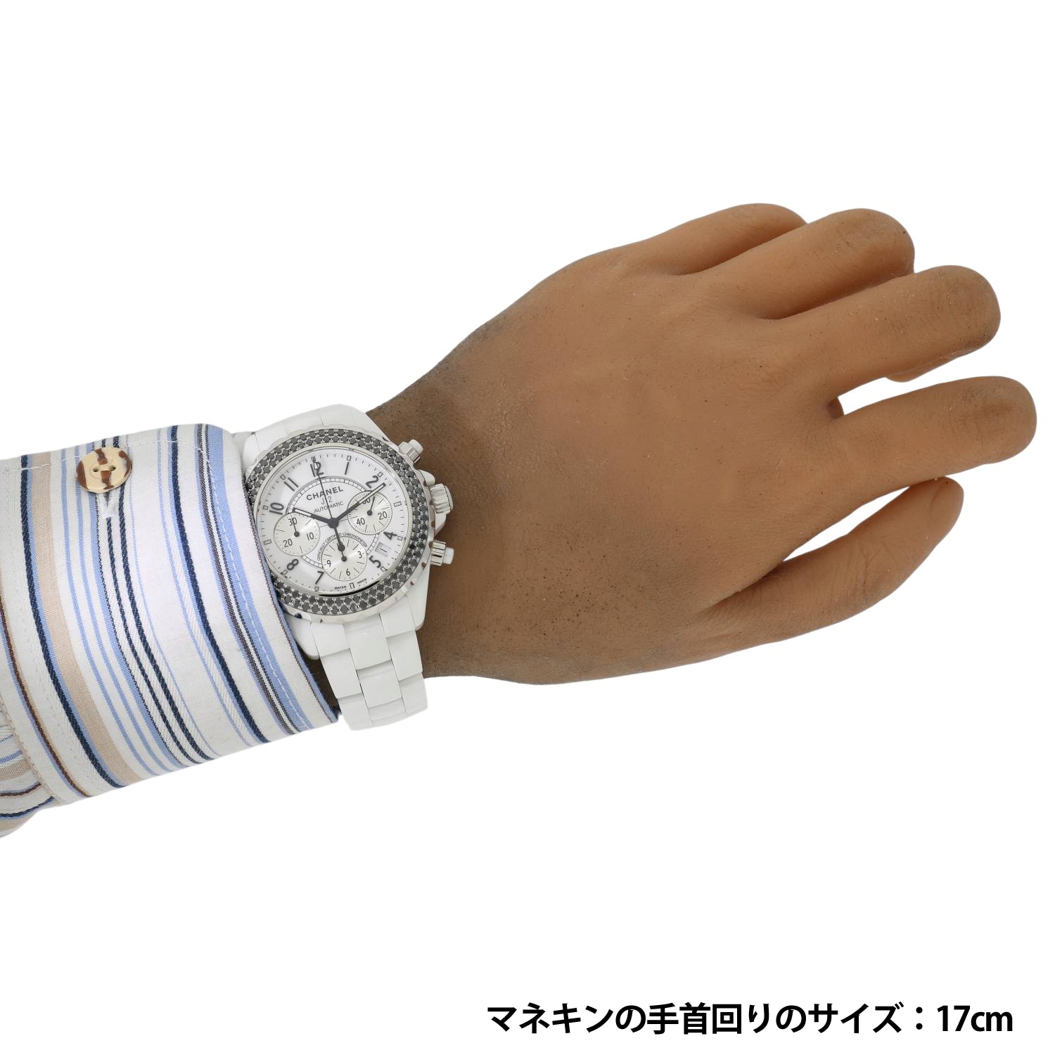 C60296 | [中古]シャネル J12 ホワイトセラミック クロノグラフ