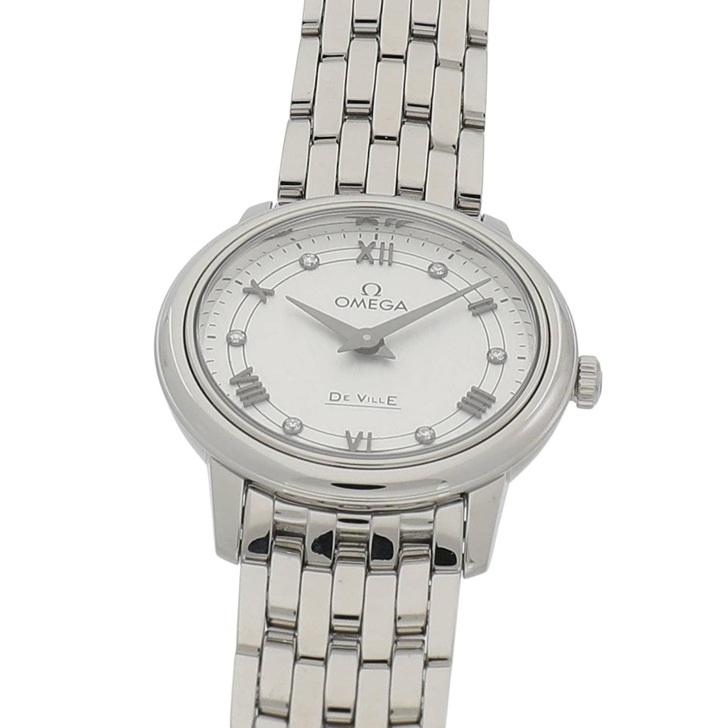 O4086 | [新品]オメガ デ・ヴィル プレステ-ジ クォーツ 27.4MM 424.10