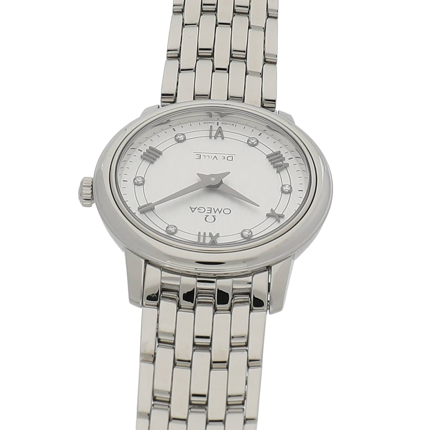 O4086 | [新品]オメガ デ・ヴィル プレステ-ジ クォーツ 27.4MM 424.10