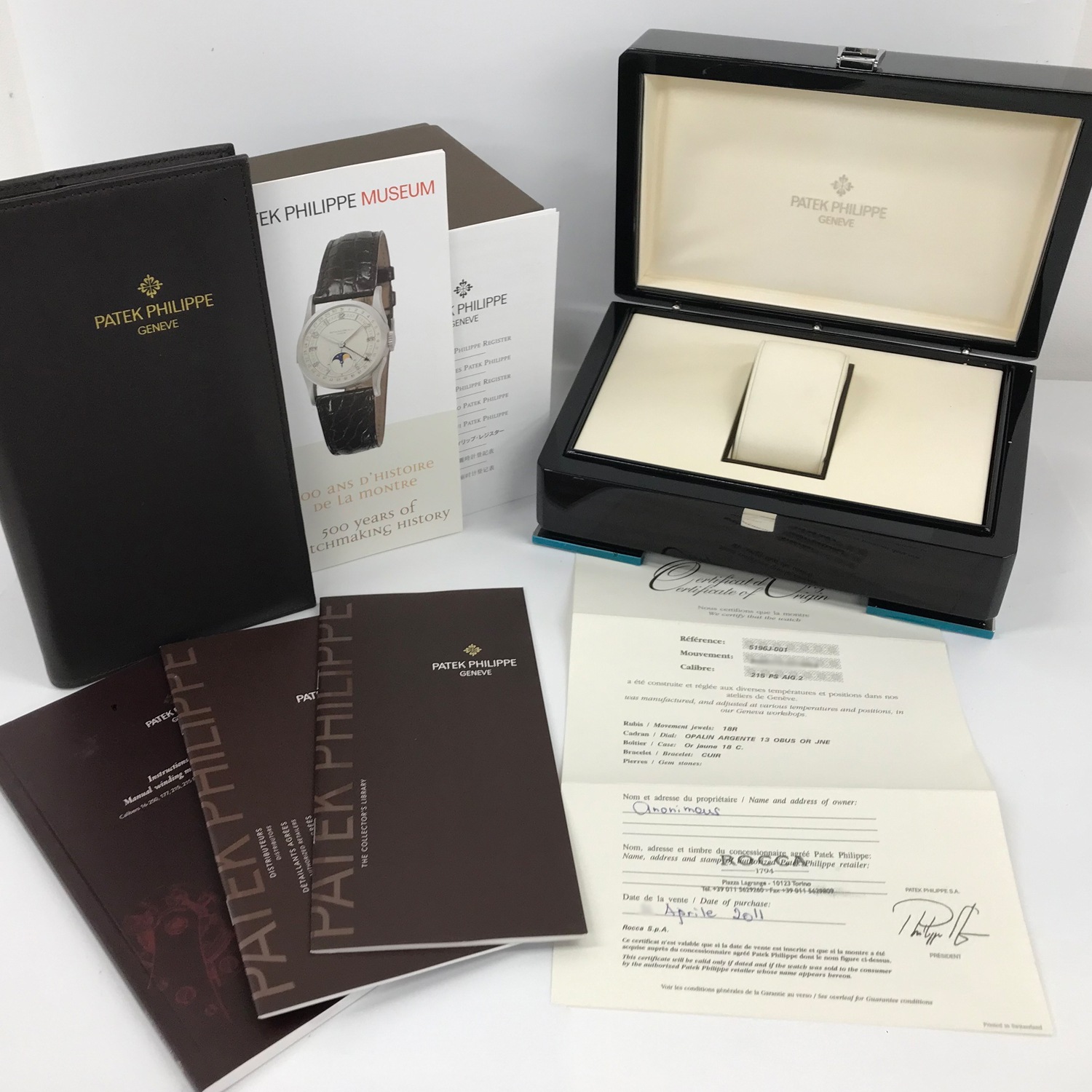 P6186 | [中古]パテックフィリップ カラトラバ シルバー 5196J-001