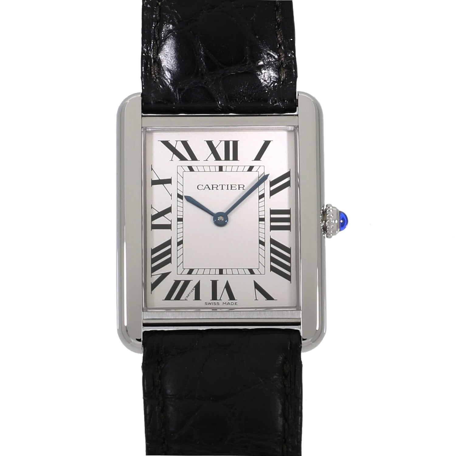 C7486 | [中古]カルティエ タンク ソロ LM W1018355 シルバー ユニ