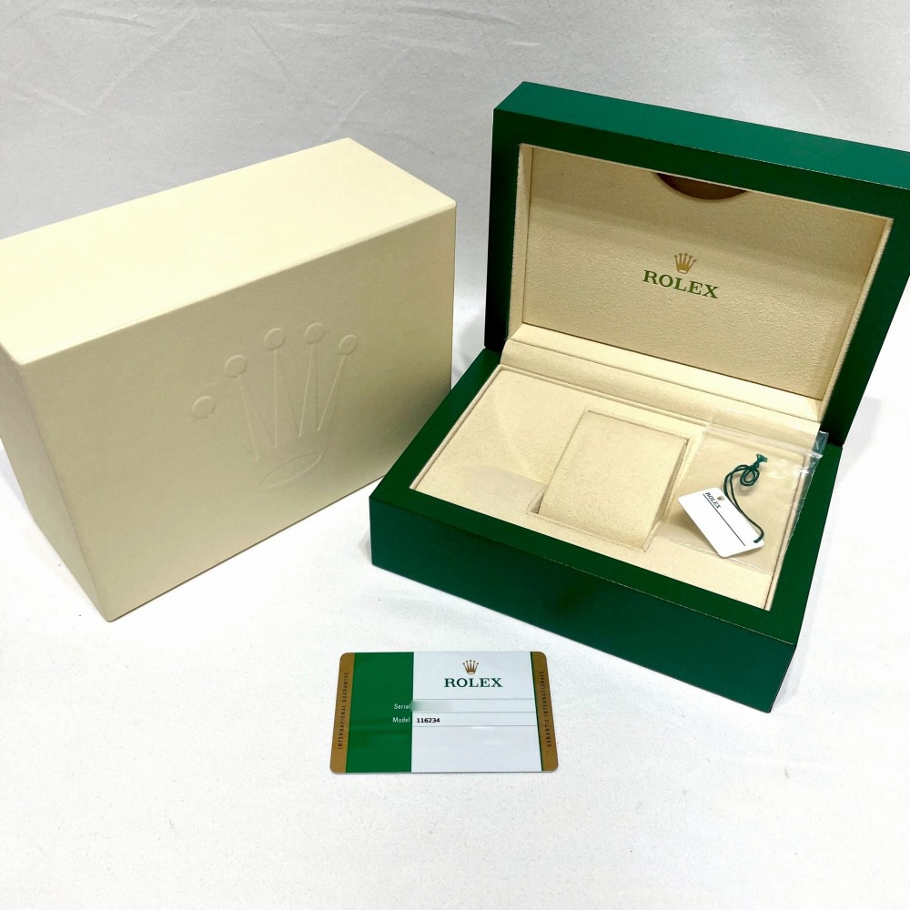 ロレックス　デイトジャスト　箱のみ　中古品　コマ付き　ROLEX R9886 | [中古]ロレックス デイトジャスト 116234 ランダム ホワイト