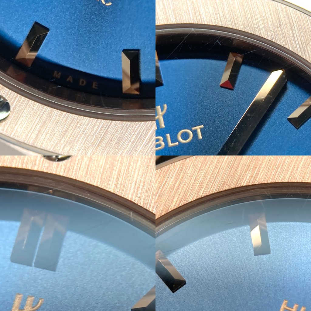 H7988 | [中古]ウブロ クラシックフュージョン キングゴールド ブルー