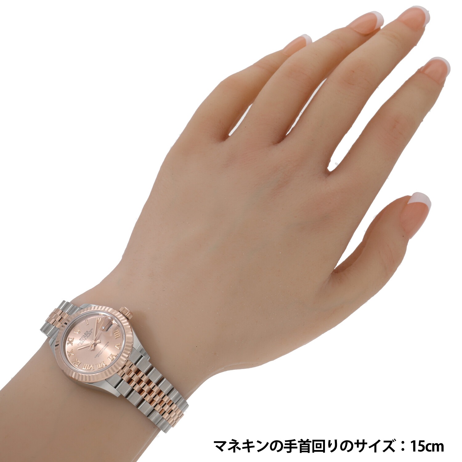 ROLEX(ロレックス) 腕時計 デイトジャスト28 279171 レディース SS×K18ERG/ランダムルーレット文字盤/23コマ＋余り2コマ ピンク ROLEX（ロレックス） レディース腕時計 デイトジャスト28 279171