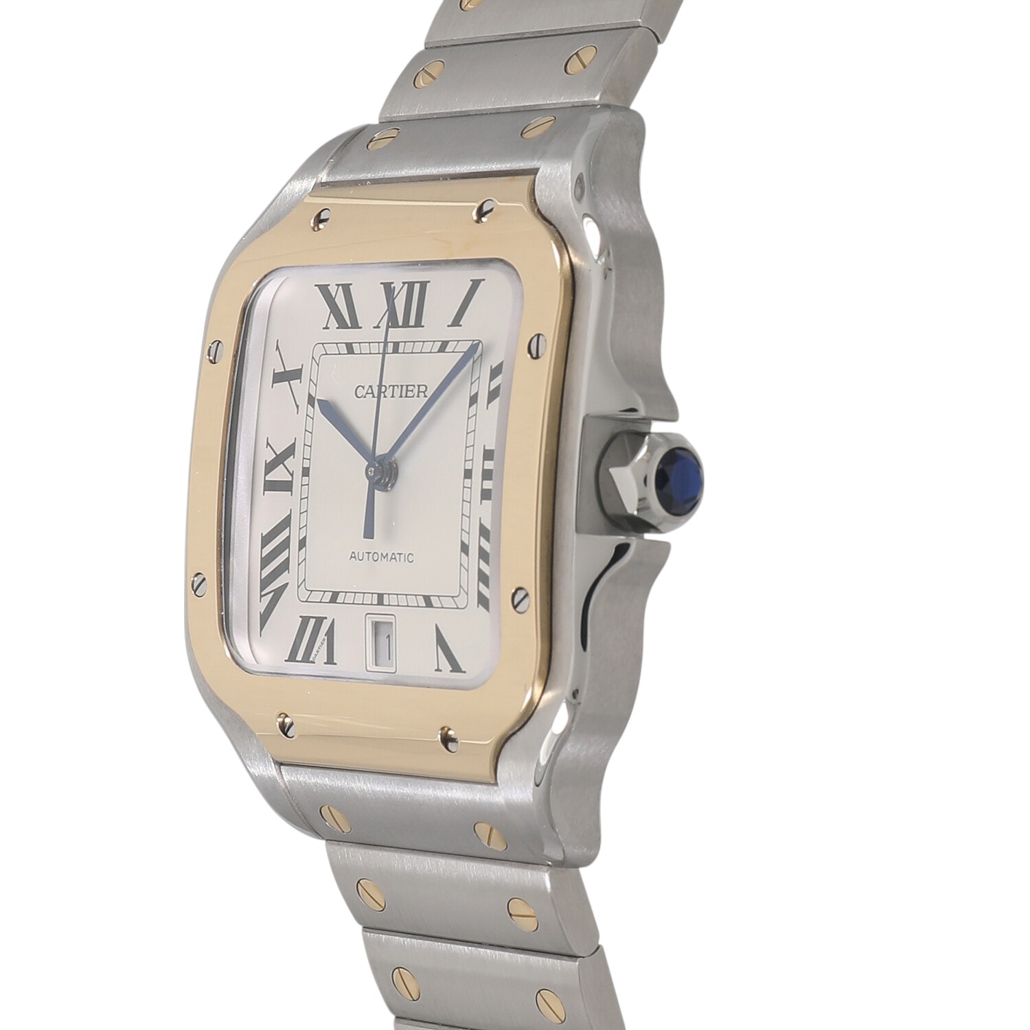 美品　Cartier カルティエ サントス マストライン ベルト コンビ □新品□未使用□ Cartier カルティエ サントス マストライン