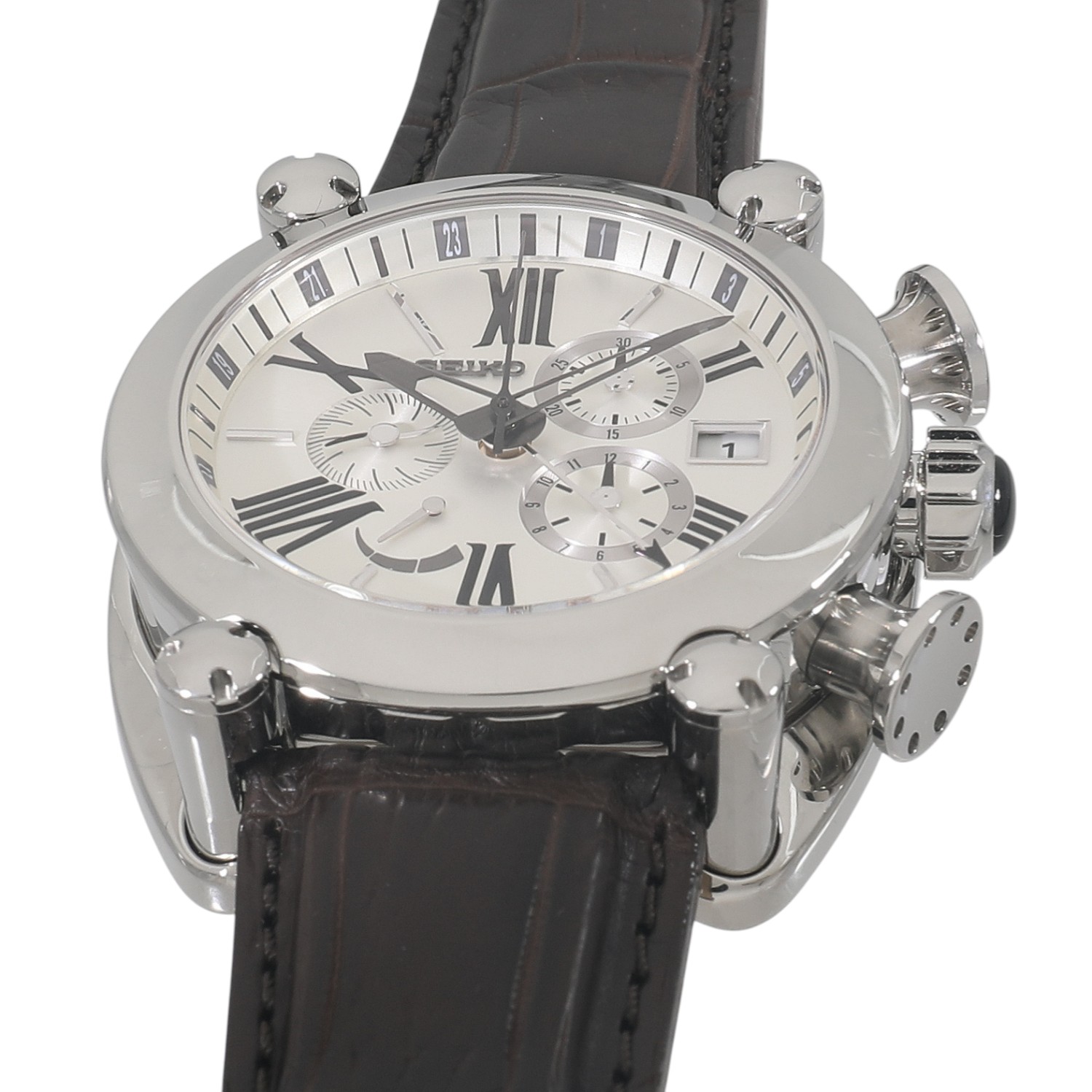 S10189 | [中古]セイコー ガランテ スプリングドライブ GMT クロノ