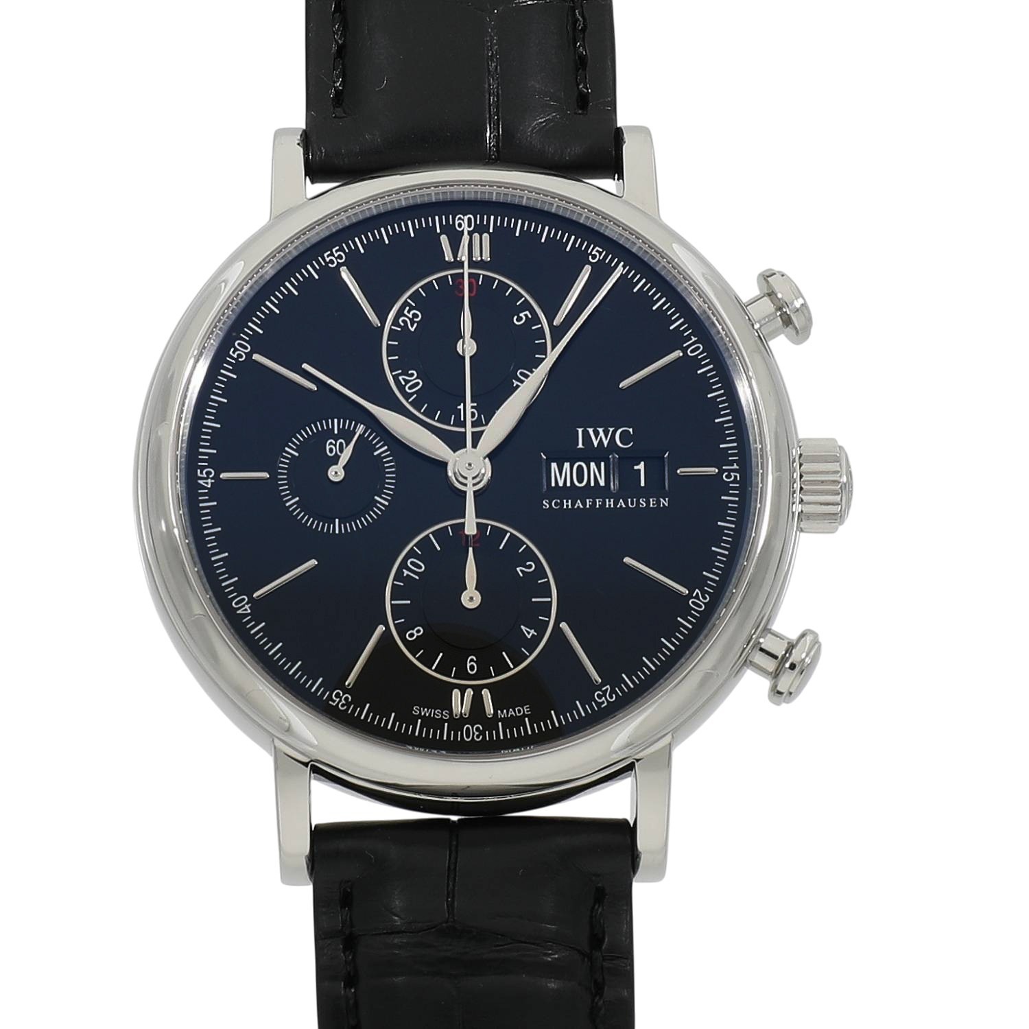 I11492 | [中古]IWC ポートフィノ クロノグラフ IW391002 ブラック