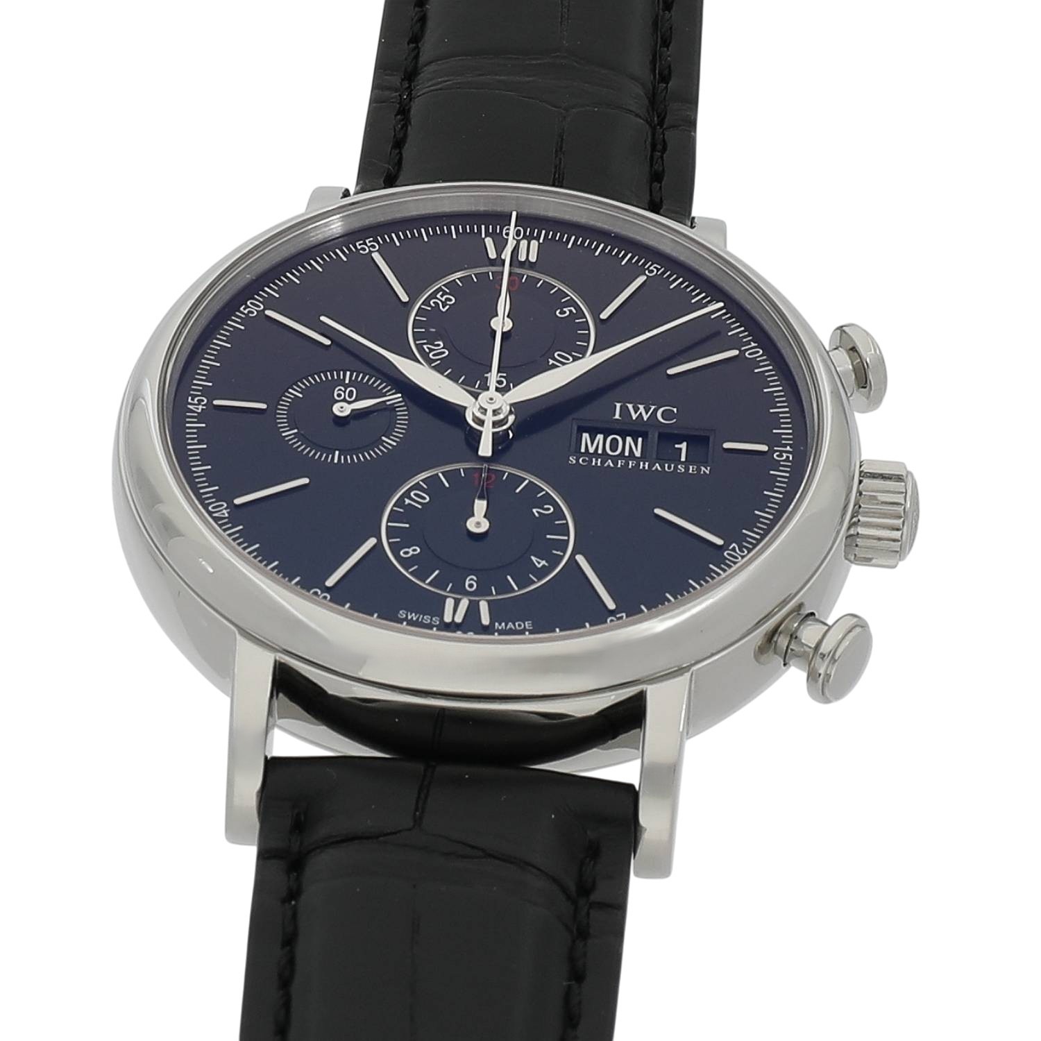 I11492 | [中古]IWC ポートフィノ クロノグラフ IW391002 ブラック