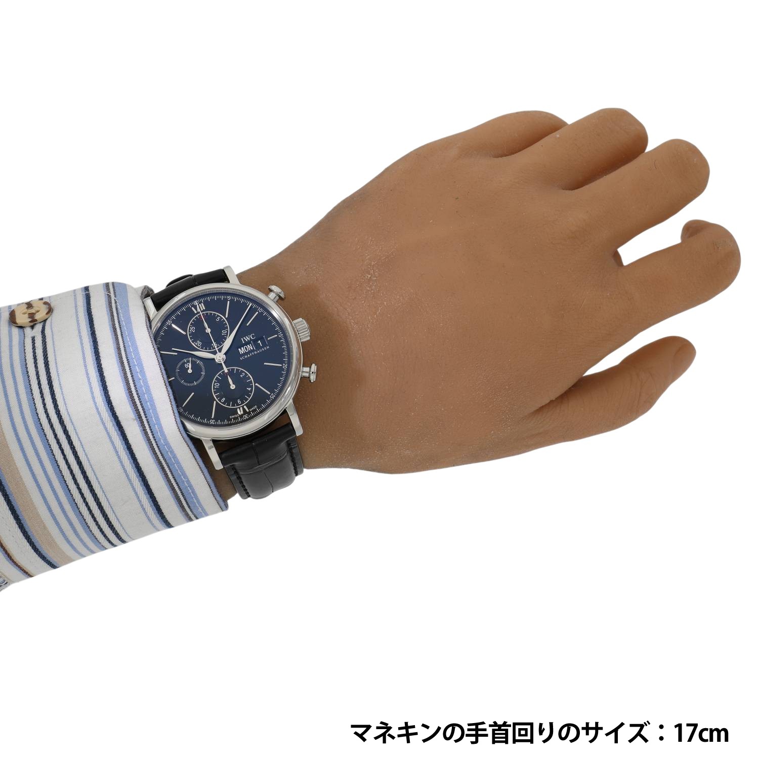 I11492 | [中古]IWC ポートフィノ クロノグラフ IW391002 ブラック