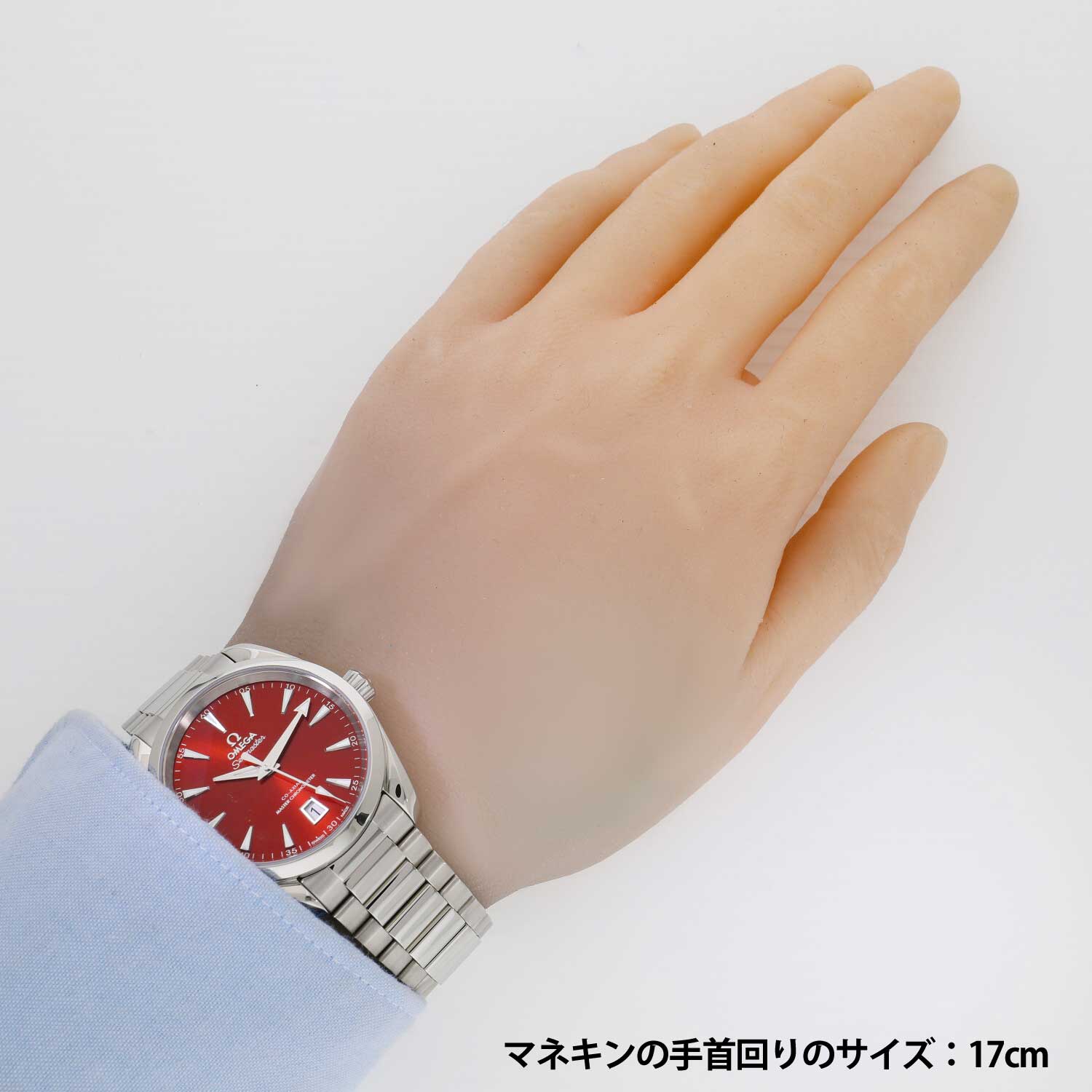 No 38 OMEGA Seamaster シルバー レッド中古品 Seamaster シーマスター 1948 38 mm, ステンレススティール