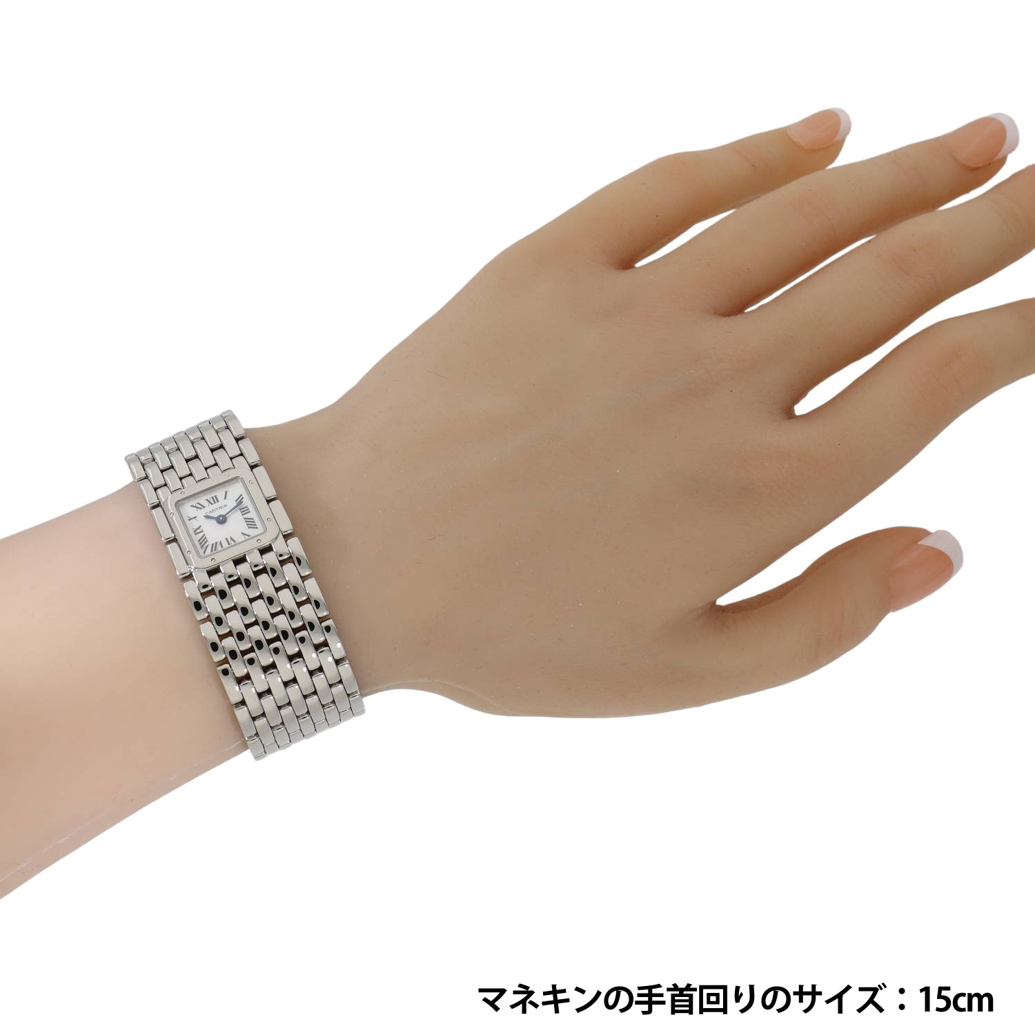 C11797 | [中古]カルティエ パンテール リュバン LM W61001T9 ホワイト