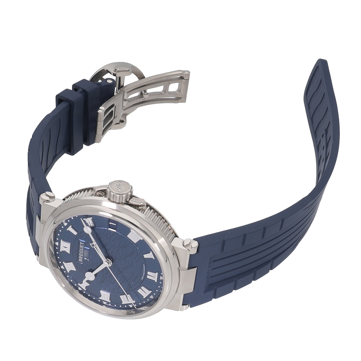 B5891 | [中古]ブレゲ マリーン 5517 ブルー 5517BB/Y2/9ZU メンズ