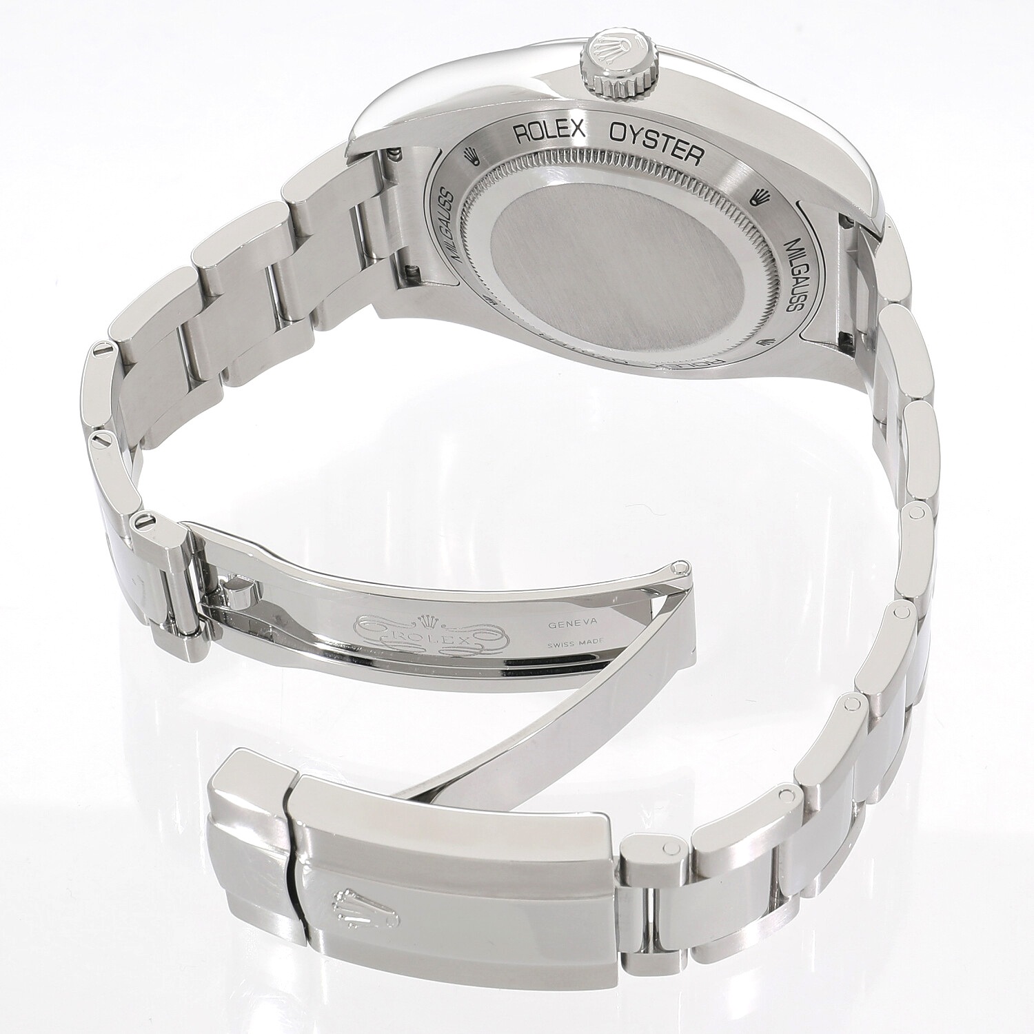 R7992 | [中古]ロレックス ミルガウス 116400GV ランダム Zブルー