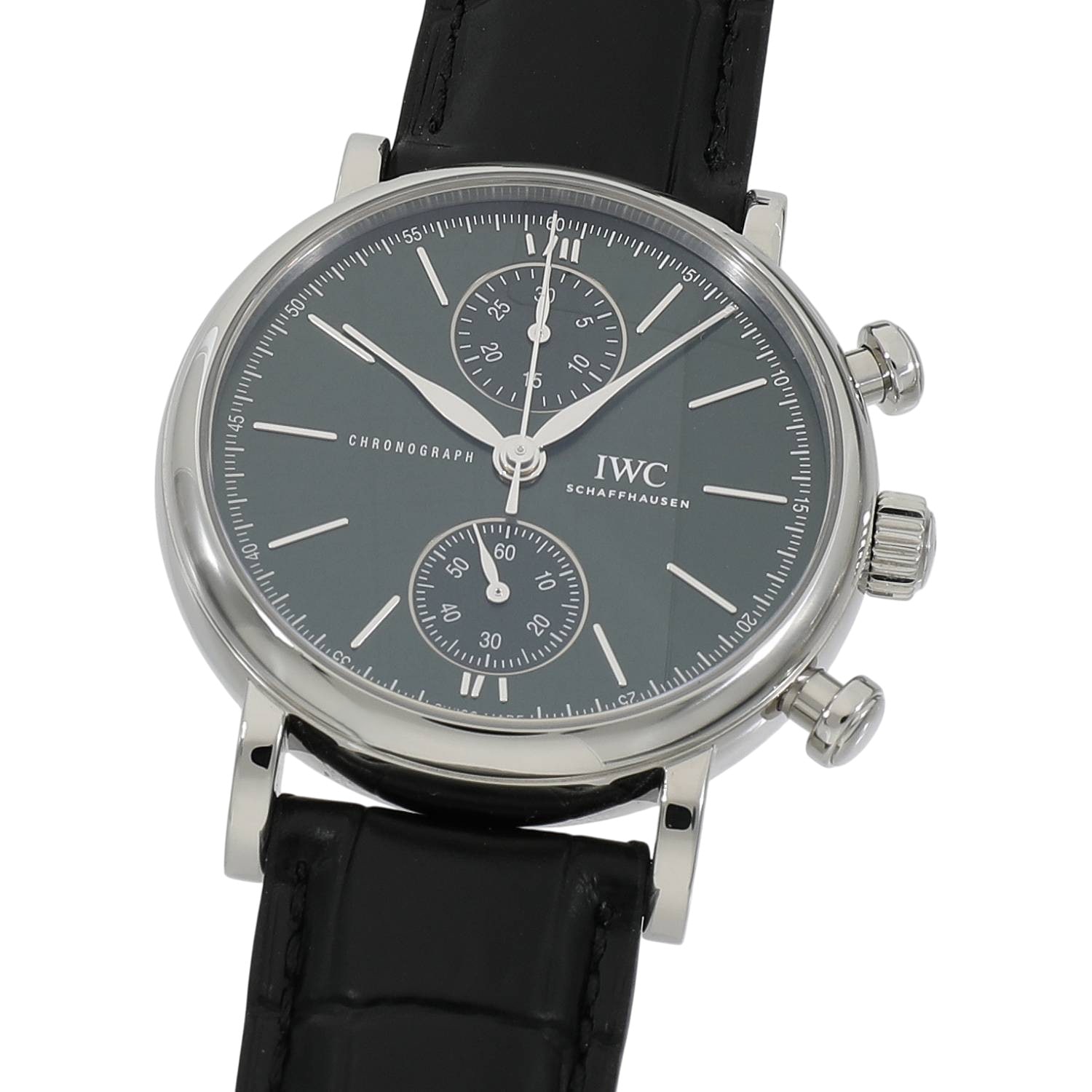 I11888 | [中古]IWC ポートフィノ クロノグラフ 39 IW391405 グリーン